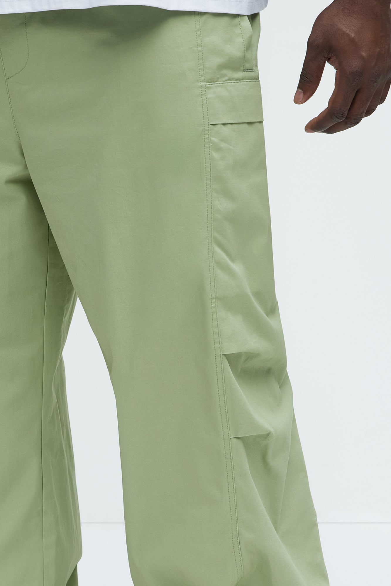 Baggy Chase Utility Cargo Pants - Sage - Image 8