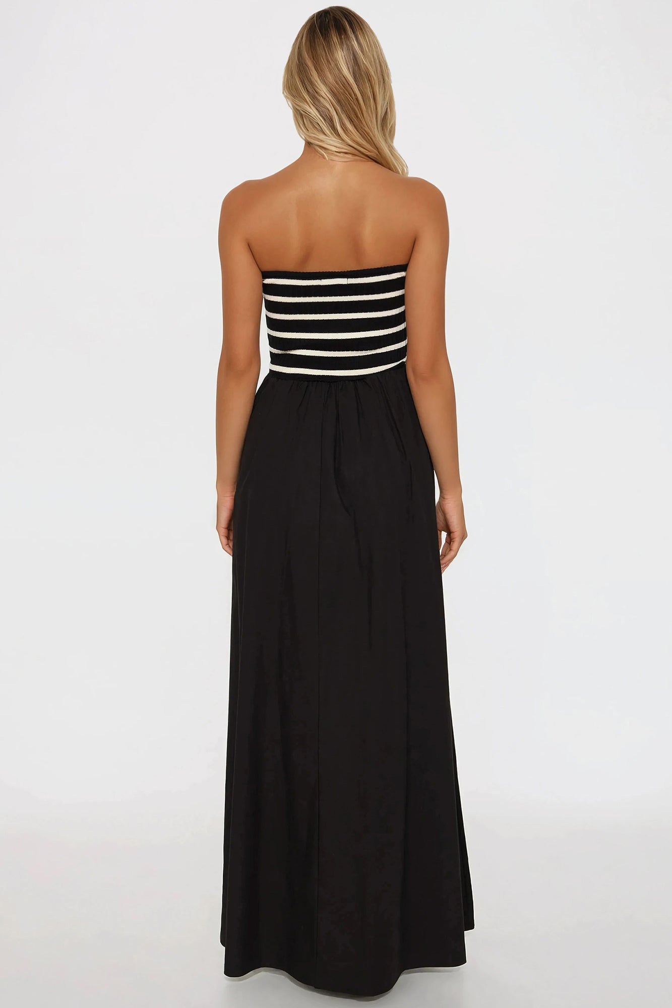 Amber Striped Maxi Dress - Black/combo - Image 3
