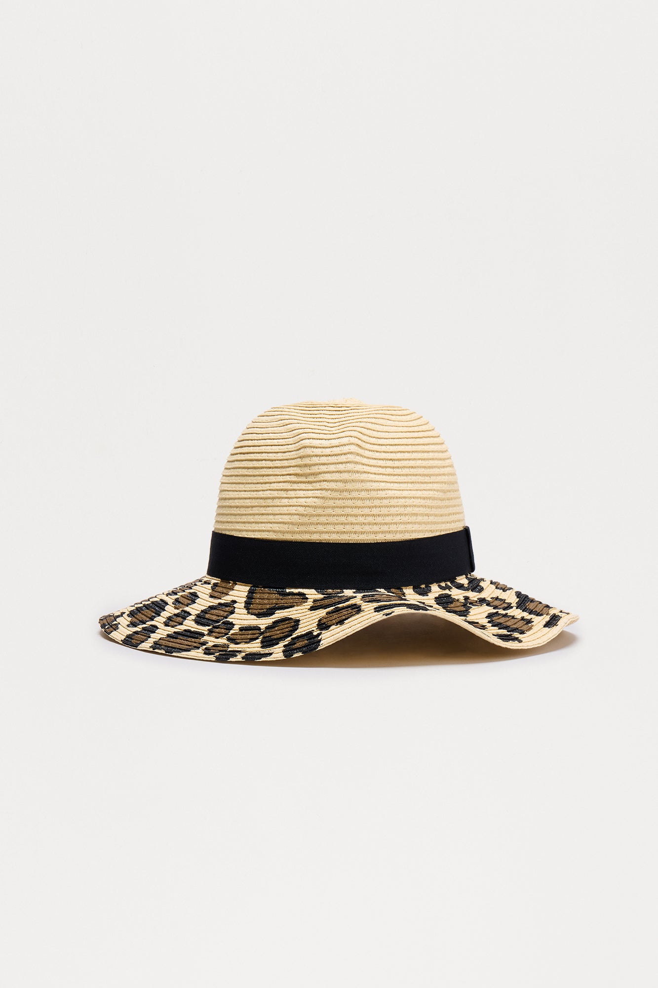 Vibrant Leopard Sun Hat - Natural/Combo - Image 3