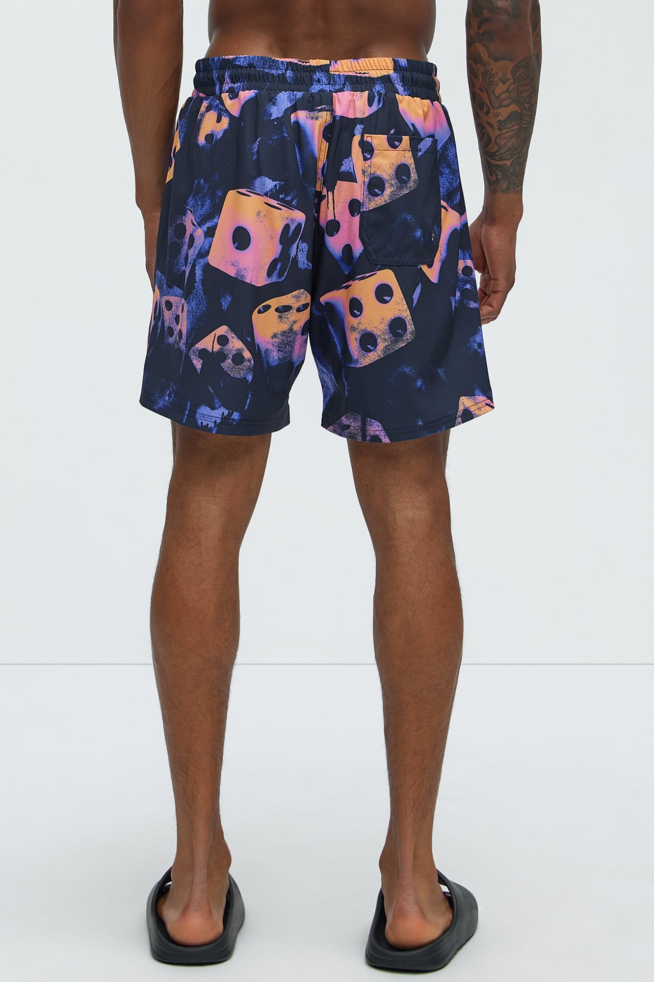 Ombre Dice Swim Classic Trunk - Multi Color - Image 4