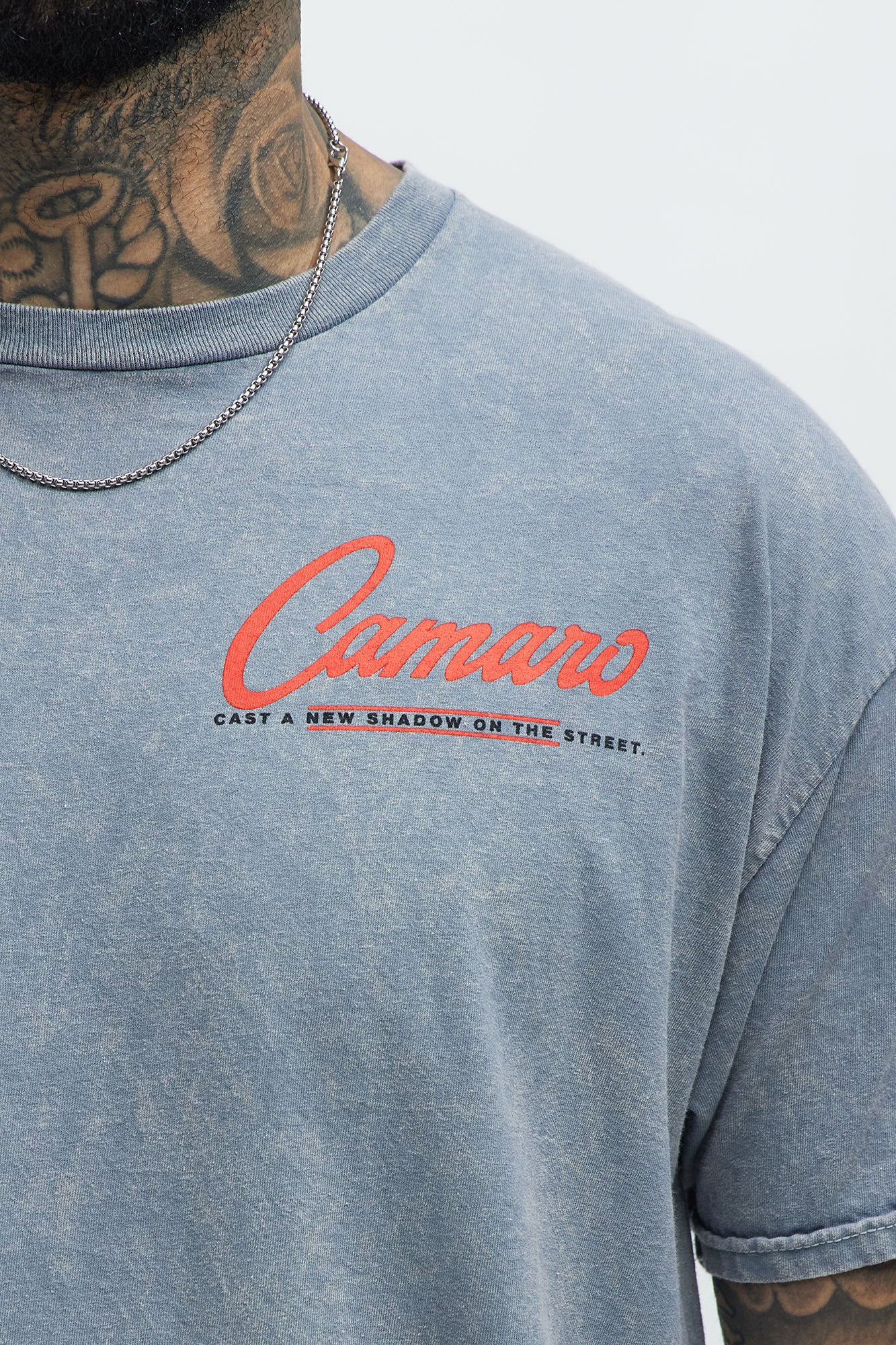 Chevy Camaro Short Sleeve Tee - Grey - Image 4