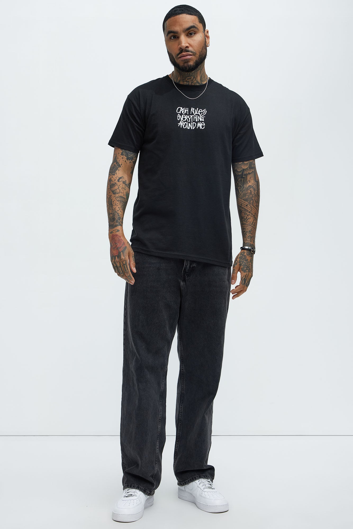 Paper Talks Short Sleeve Tee - Black - Image 4