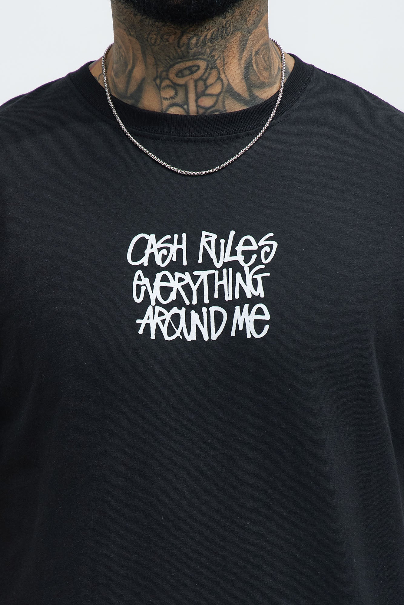 Paper Talks Short Sleeve Tee - Black - Image 3