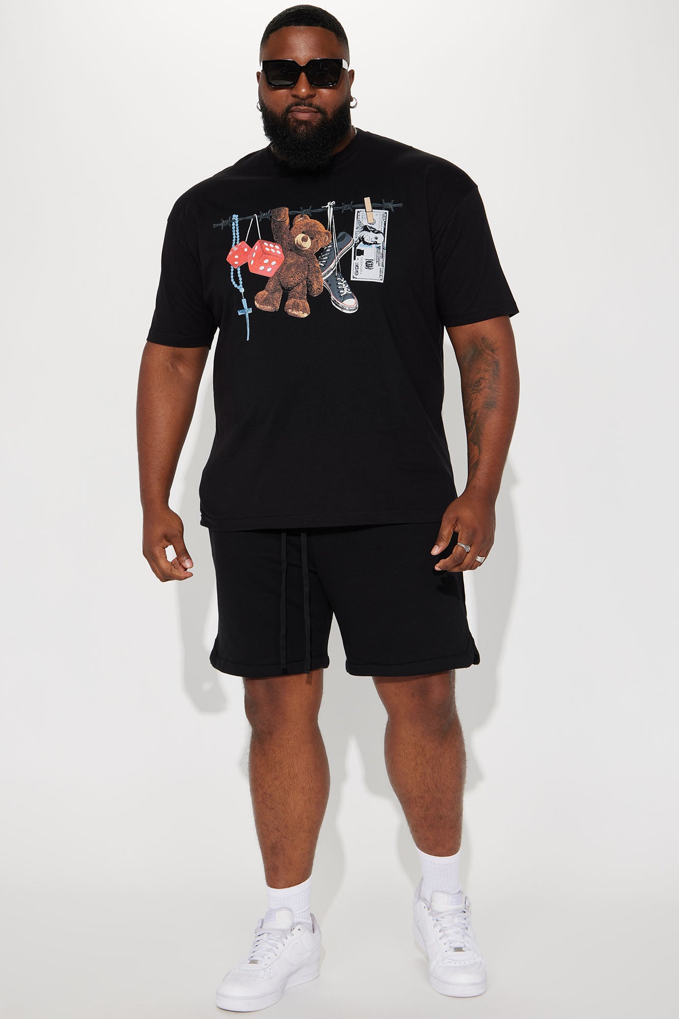 What A Time To Be Outside Short Sleeve Tee - Black - Image 6