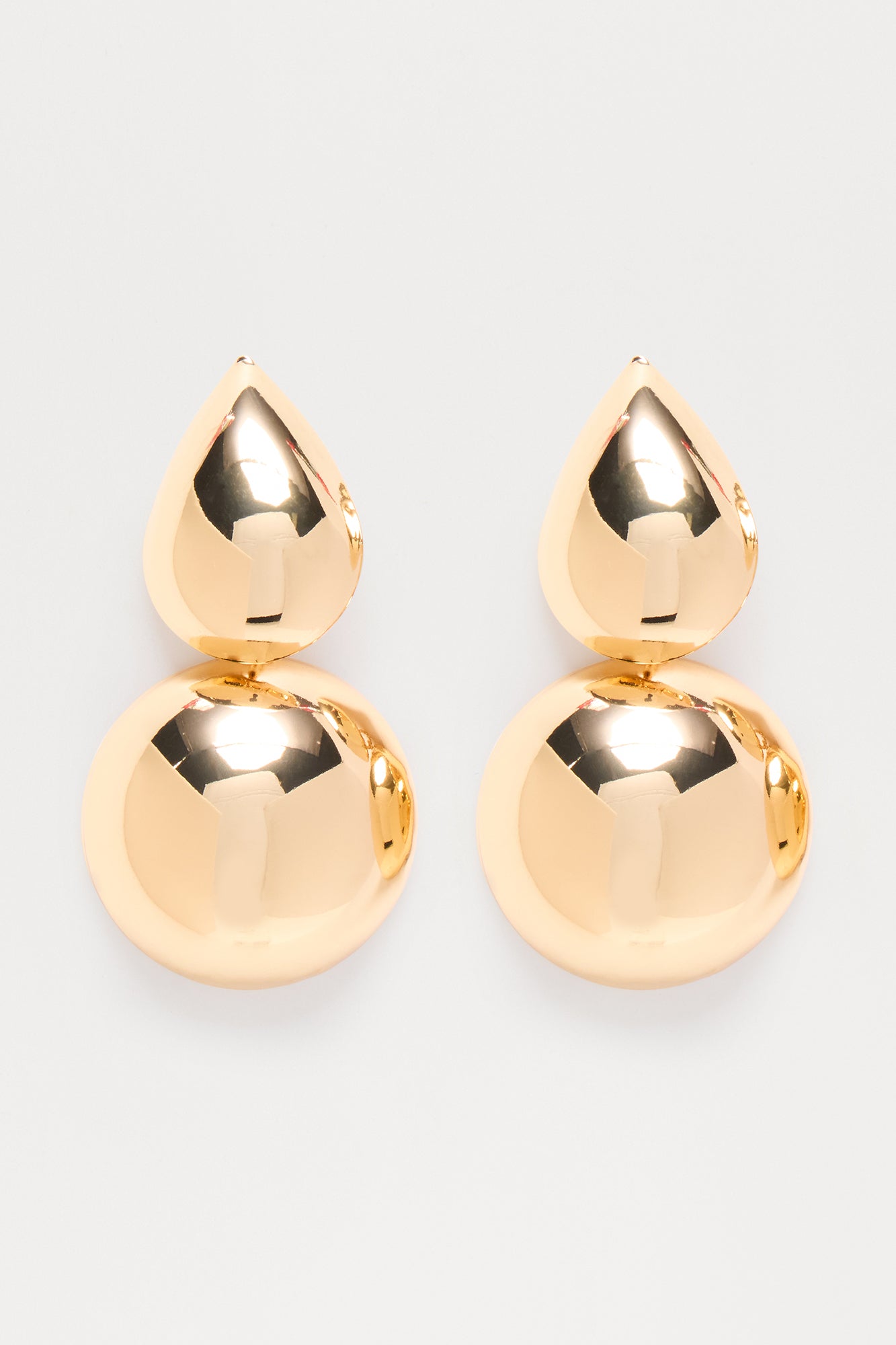 Working It Out Drop Earrings - Gold - Image 3