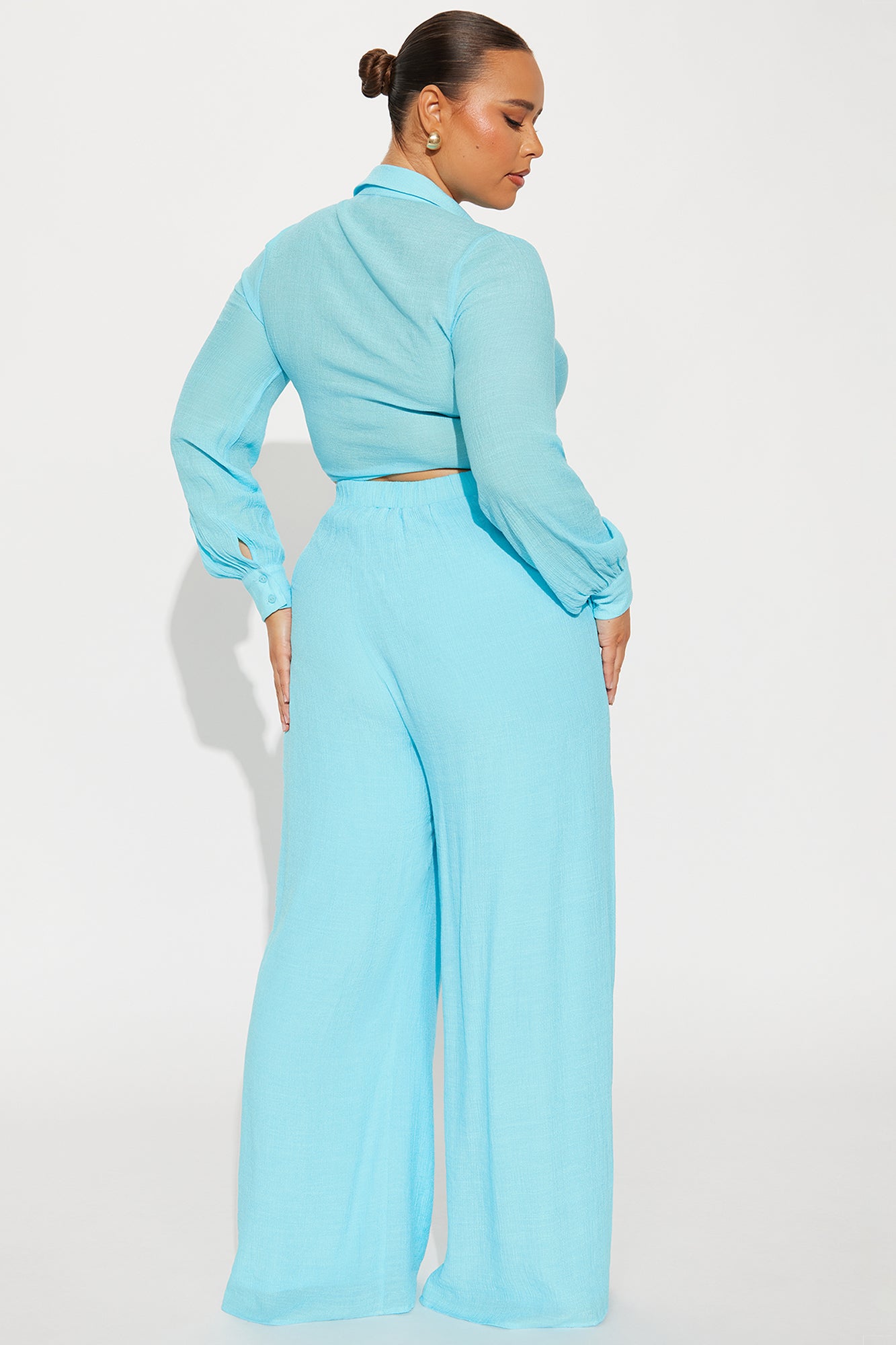 Island Dreaming Pant Set - Aqua - Image 6