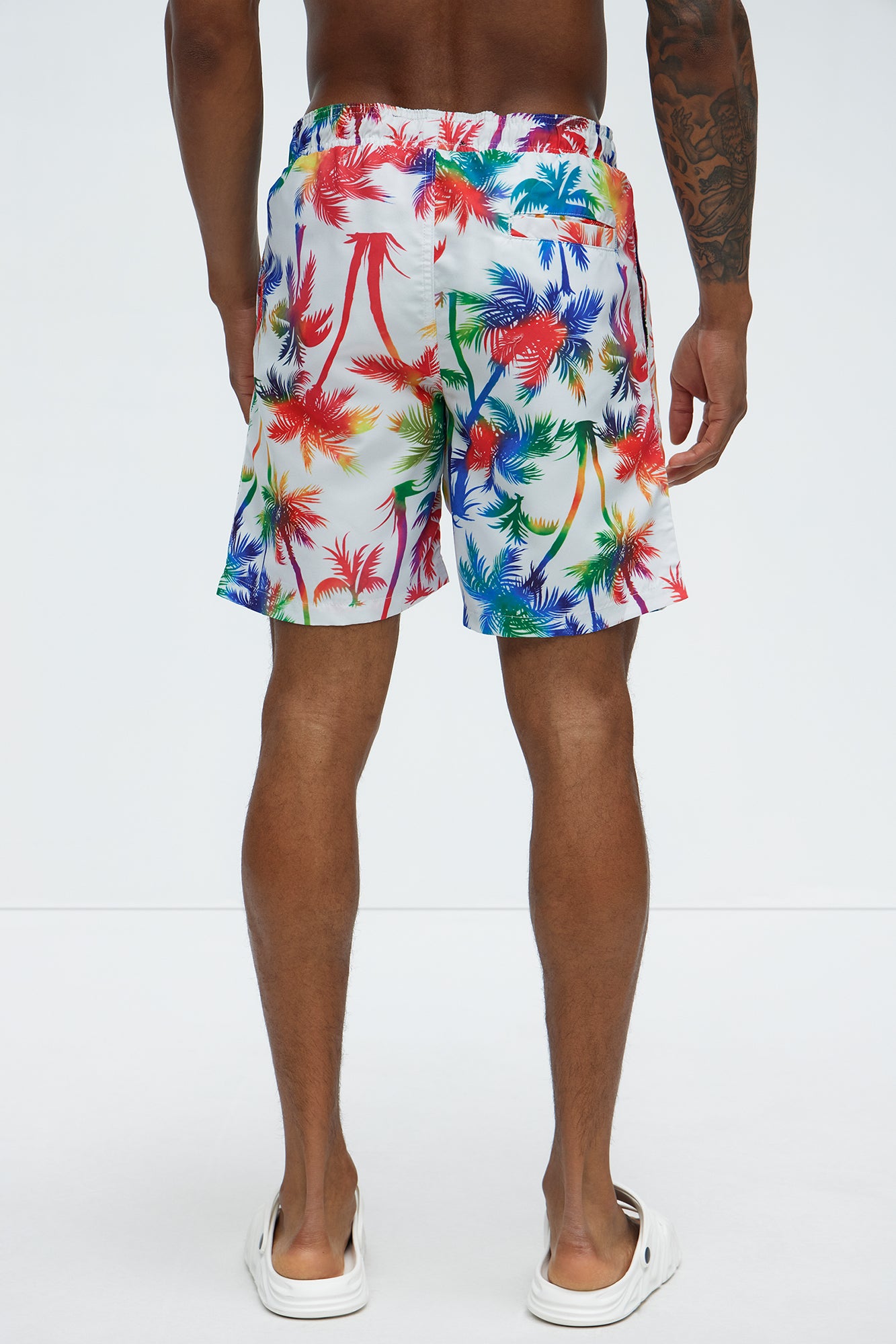 Coastal Palms Swim Mid Trunk - Multi Color - Image 3