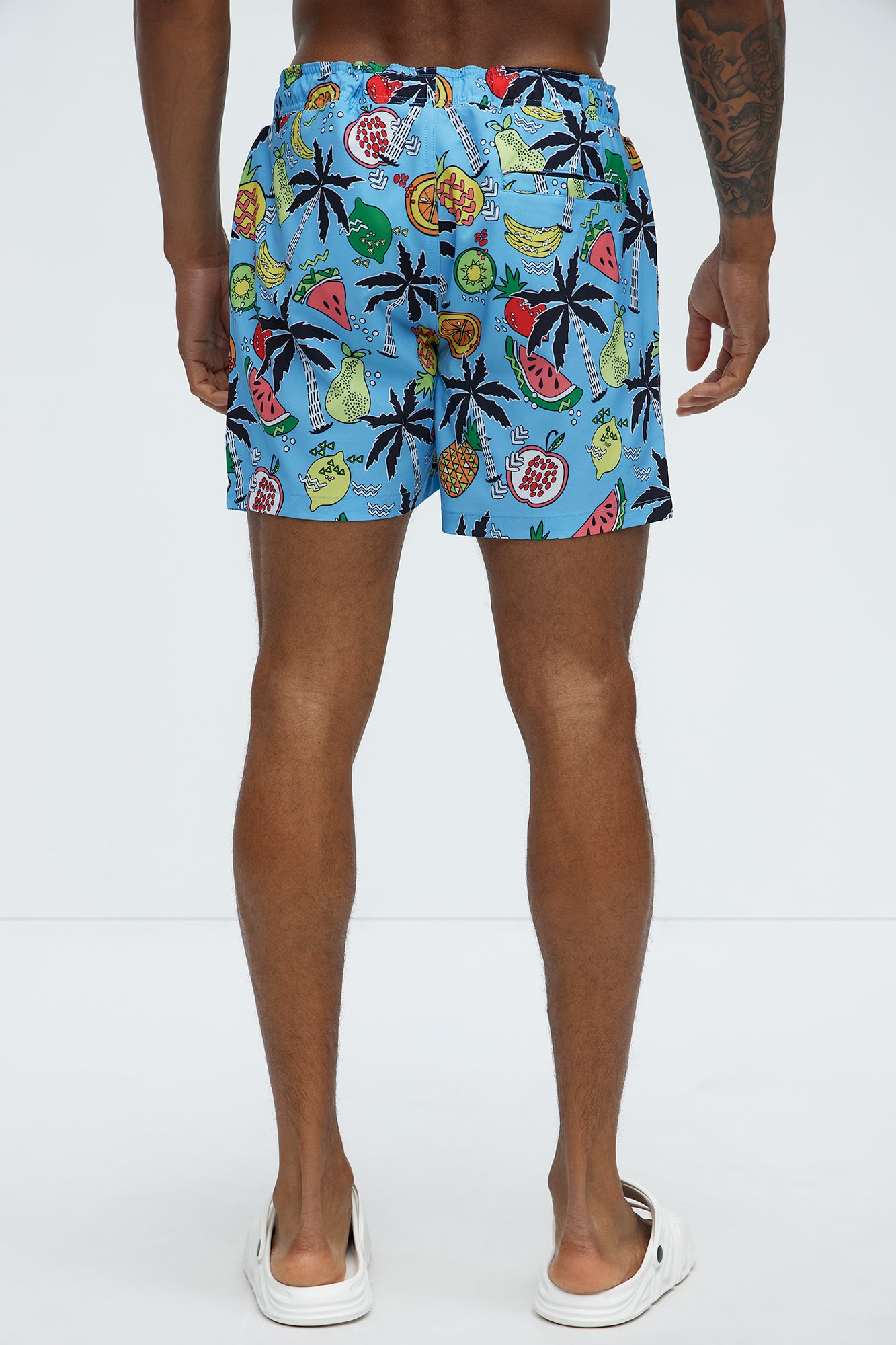 Fruit Medley Swim Mid Trunk - Blue/combo - Image 3