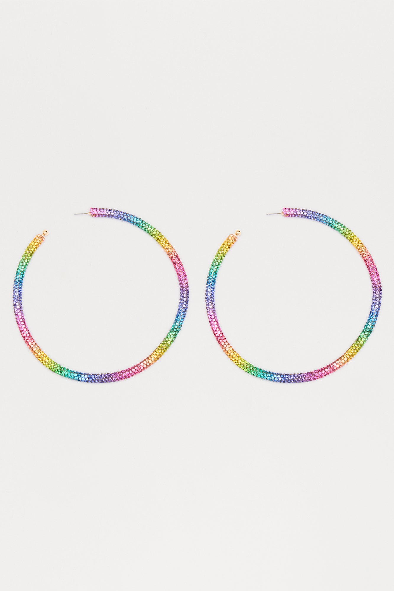 Angelica Hoop Earrings - Multi Color - Image 3