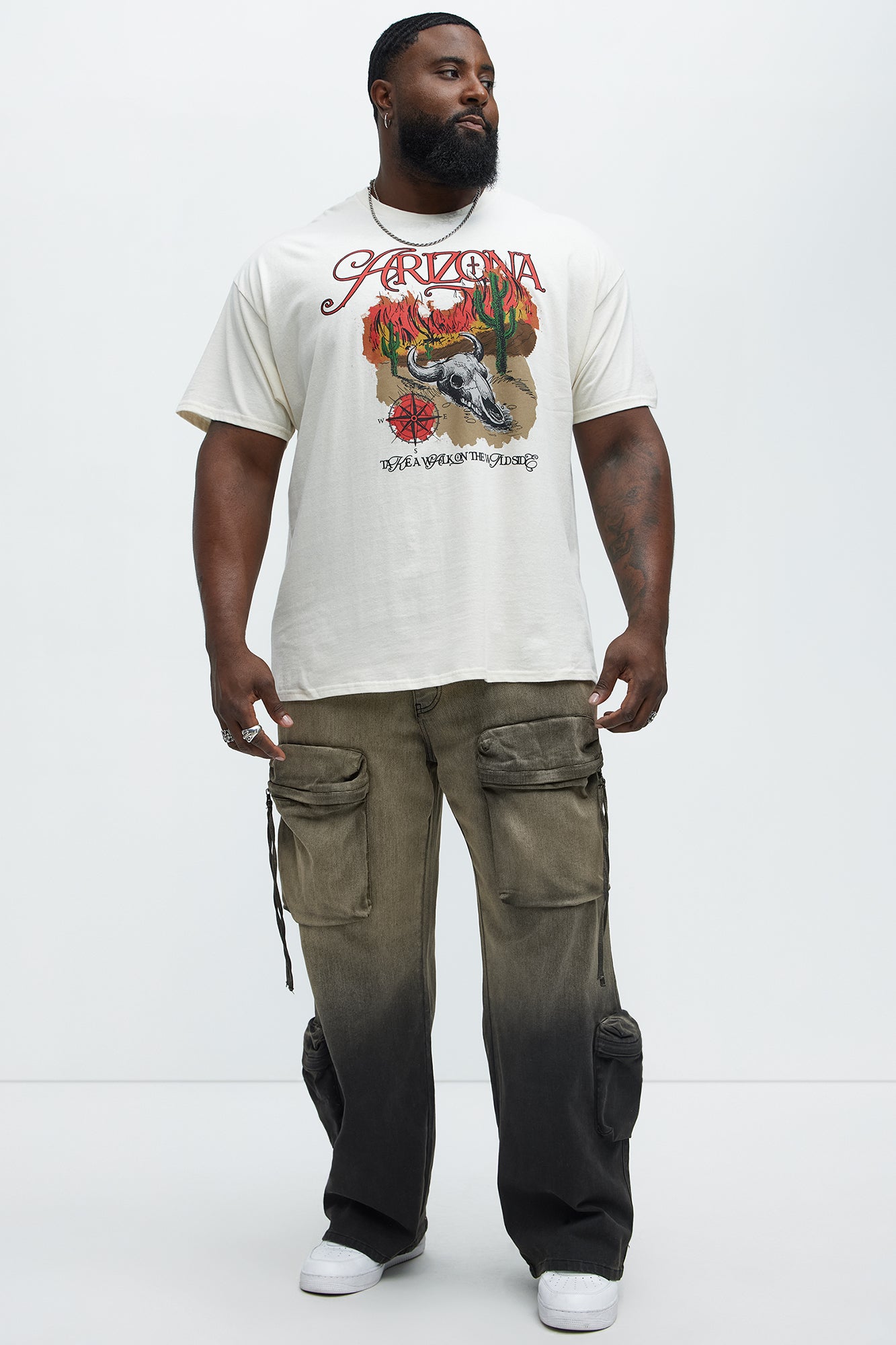 Walk In The Wildside Short Sleeve Tee - Natural - Image 5