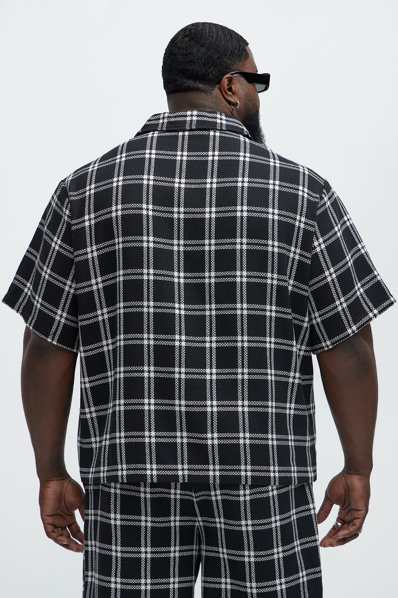 Porter Plaid Closed Collar Button Down Shirt - Black/combo - Image 7