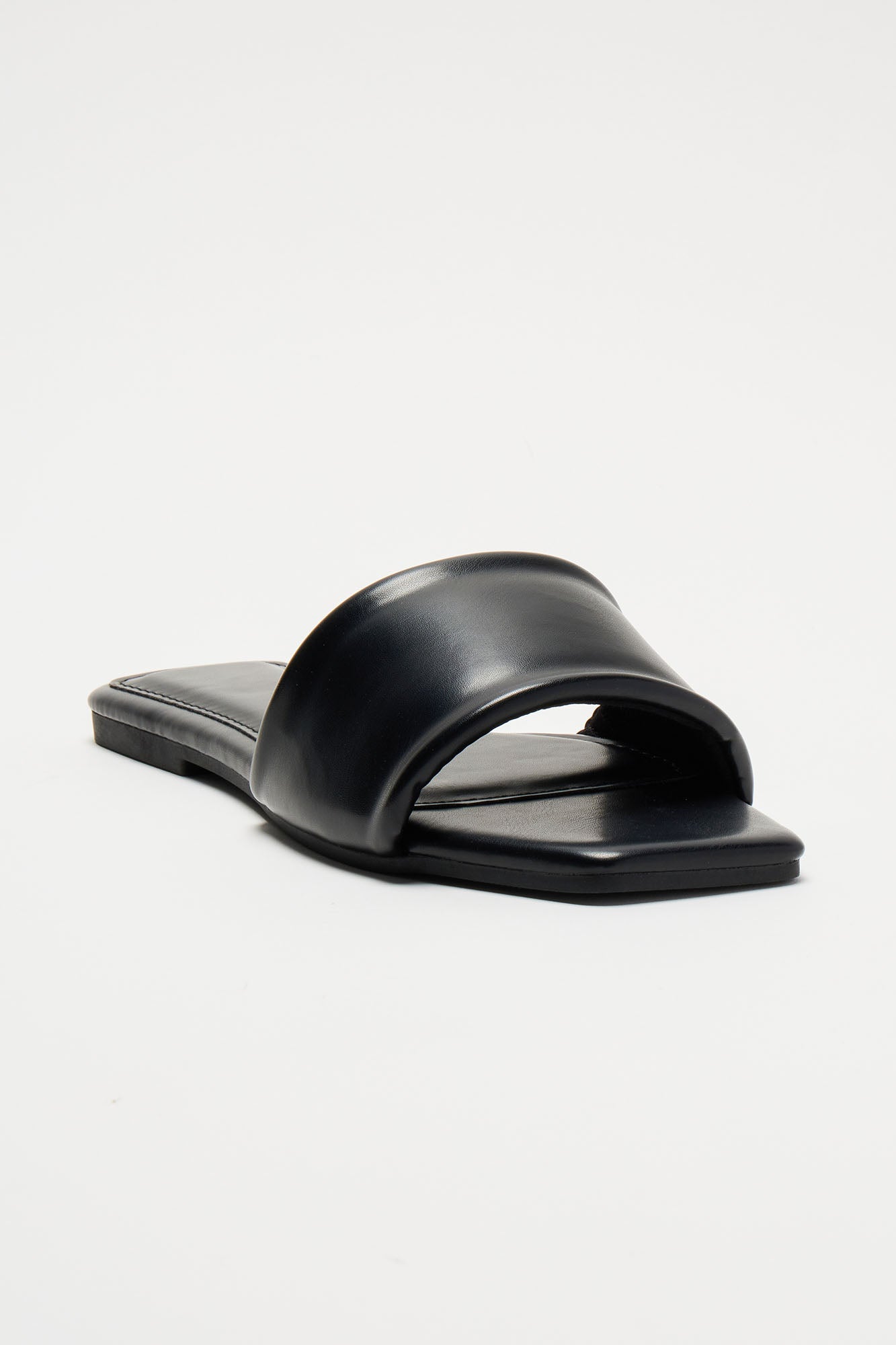 Dena Flat Sandals - Black - Image 3