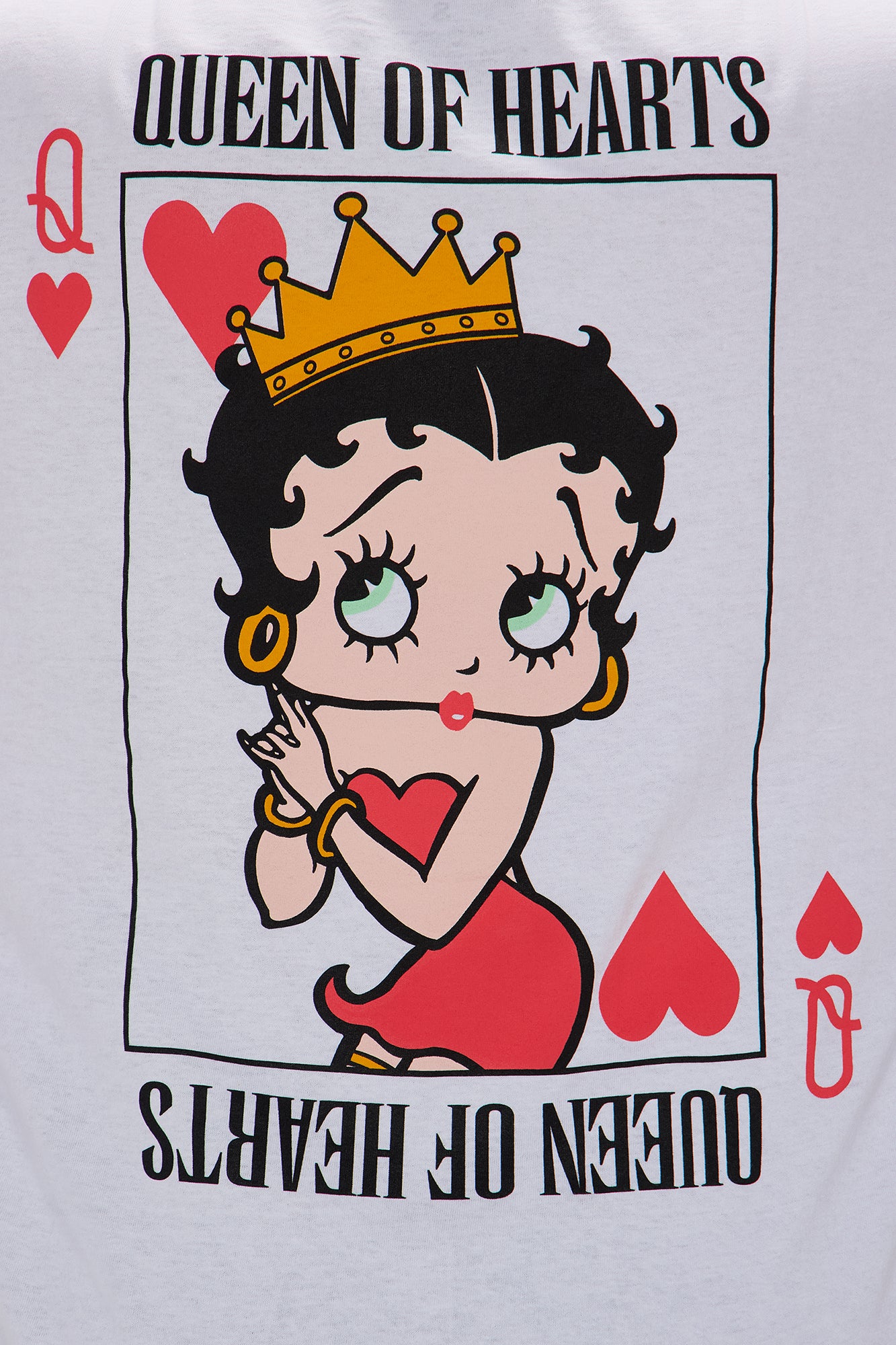 Betty Boop Queen Oversized Tee - White - Image 6