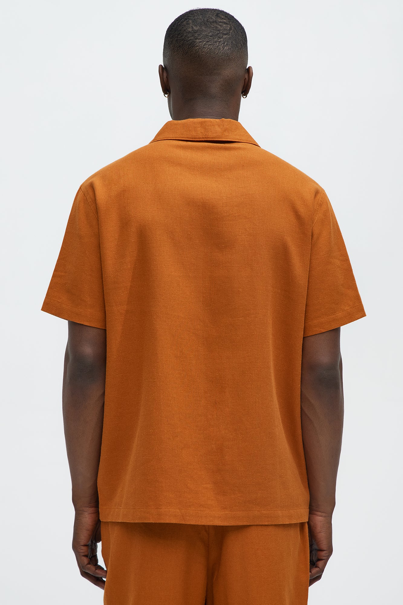 Bahamas Linen Shirt - Rust - Image 4