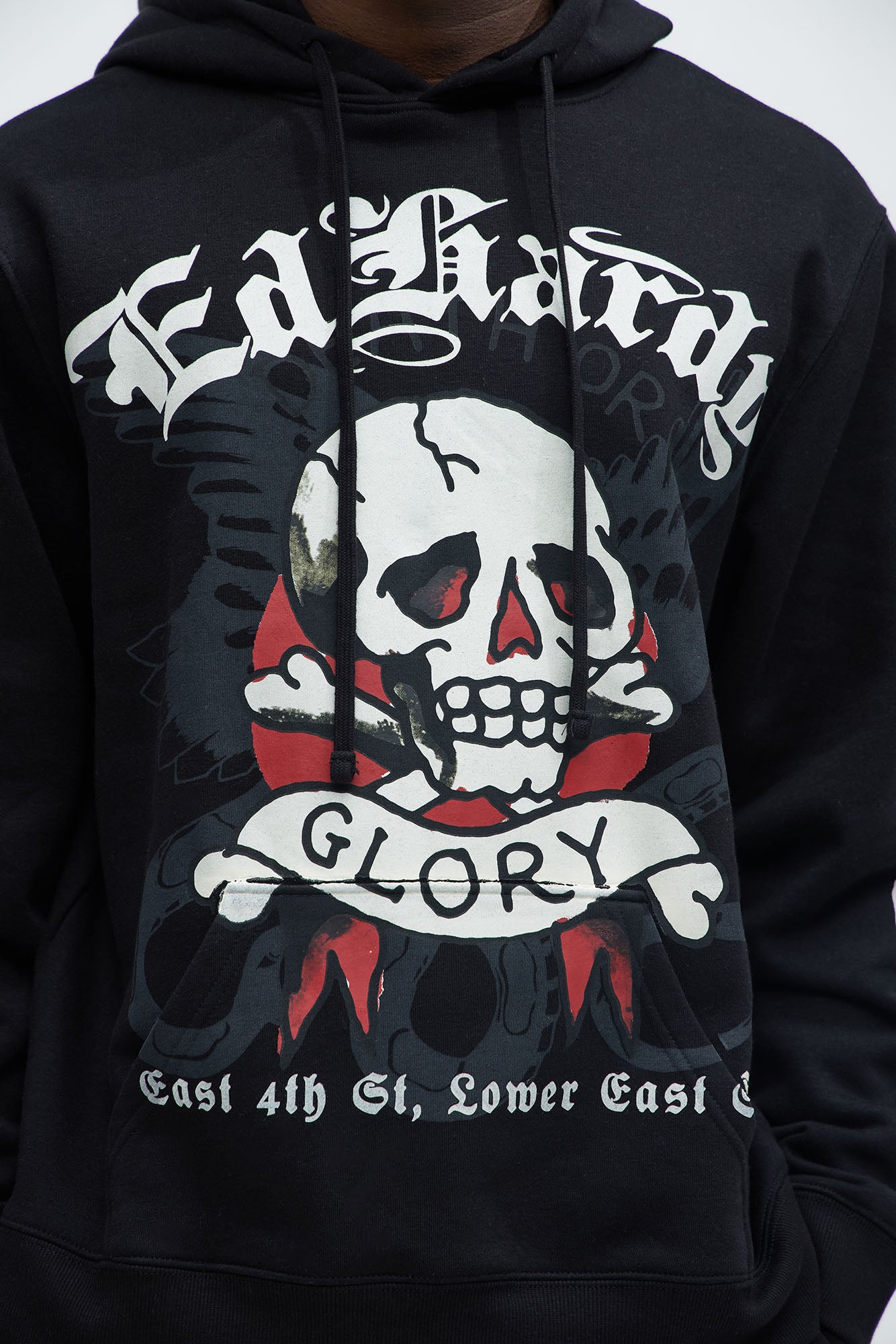 Ed Hardy Skull Glory Hoodie - Black - Image 4