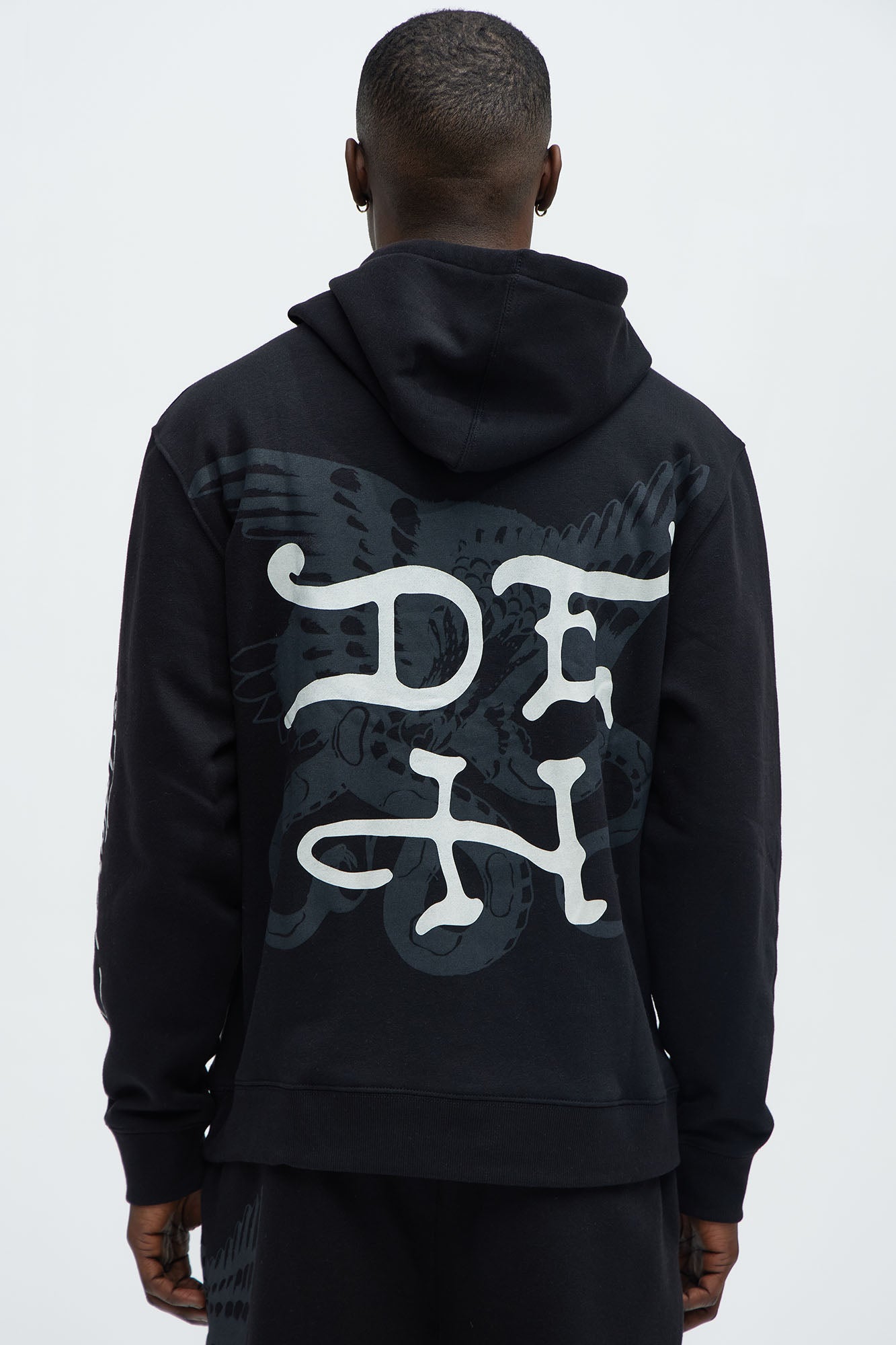 Ed Hardy Skull Glory Hoodie - Black - Image 3