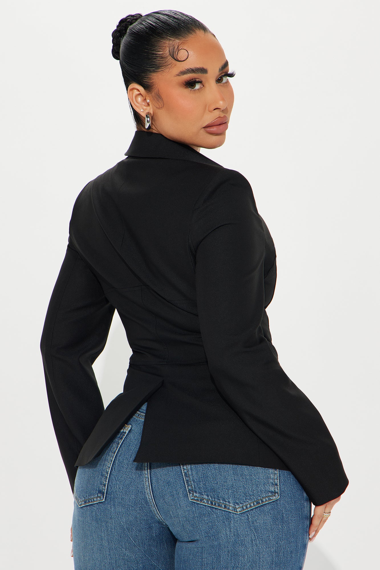All Body Corset Blazer - Black - Image 3