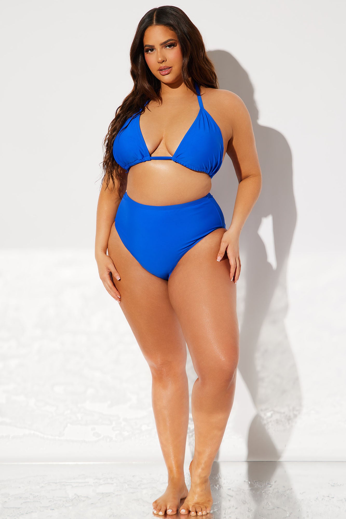 Maui Mix And Match High Rise Bikini Bottom - Royal - Image 5