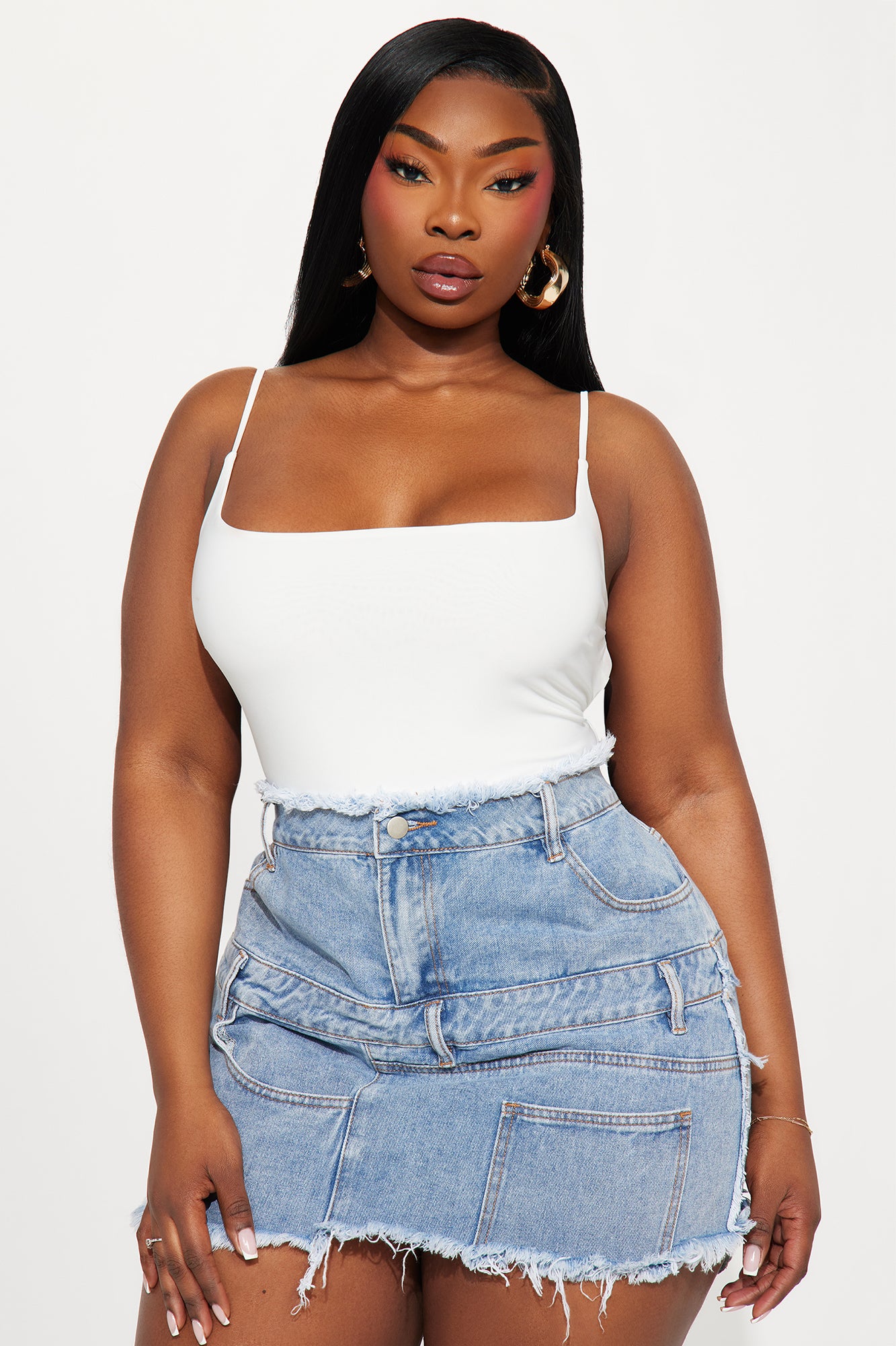 The Moment Backless Bodysuit - Ivory - Image 5
