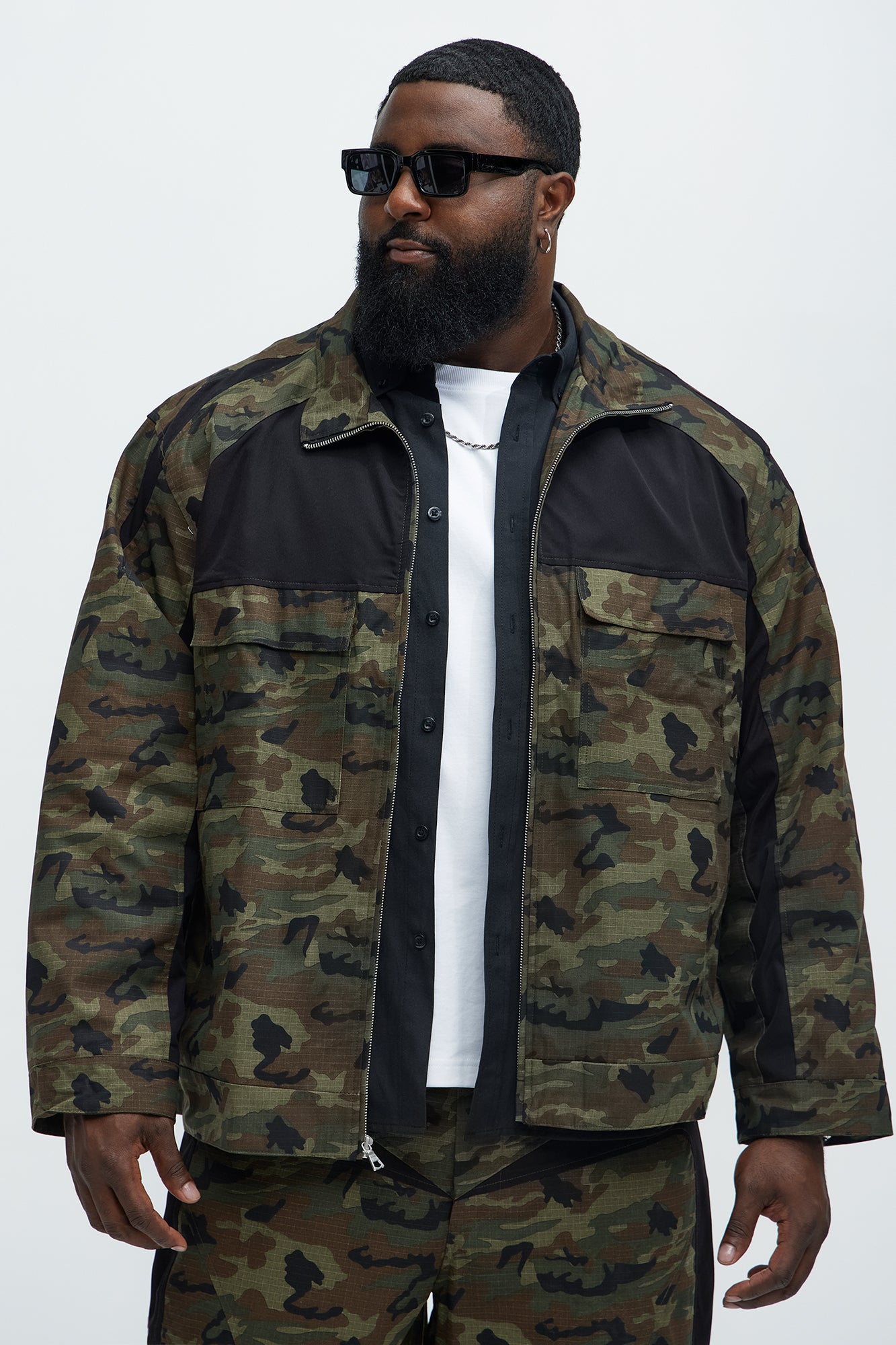 Ripstop Contrast Camo Jacket - Camouflage - Image 6