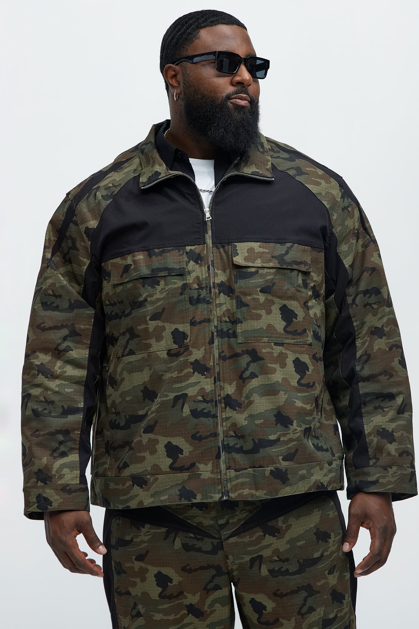 Ripstop Contrast Camo Jacket - Camouflage - Image 9