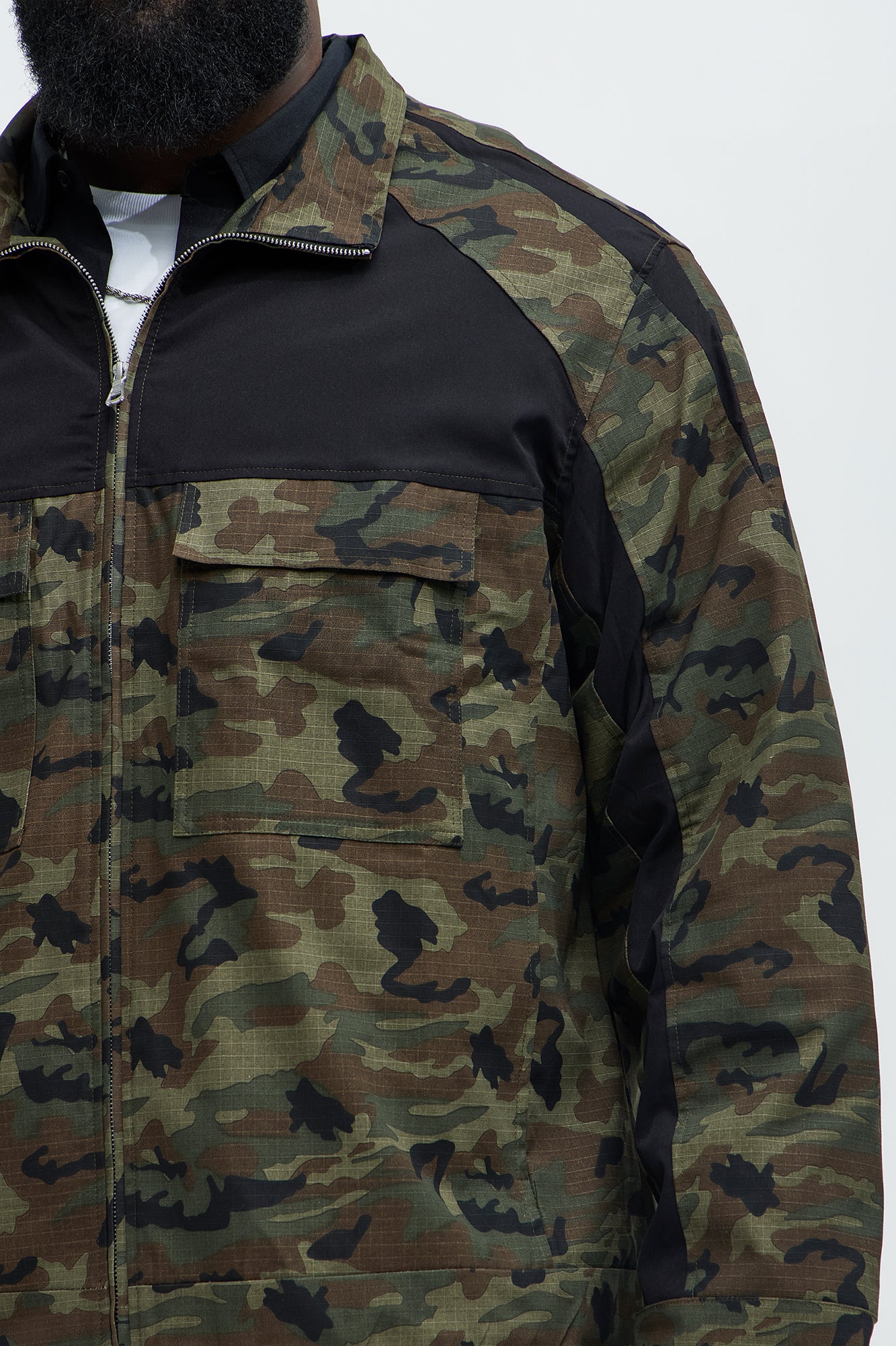 Ripstop Contrast Camo Jacket - Camouflage - Image 8