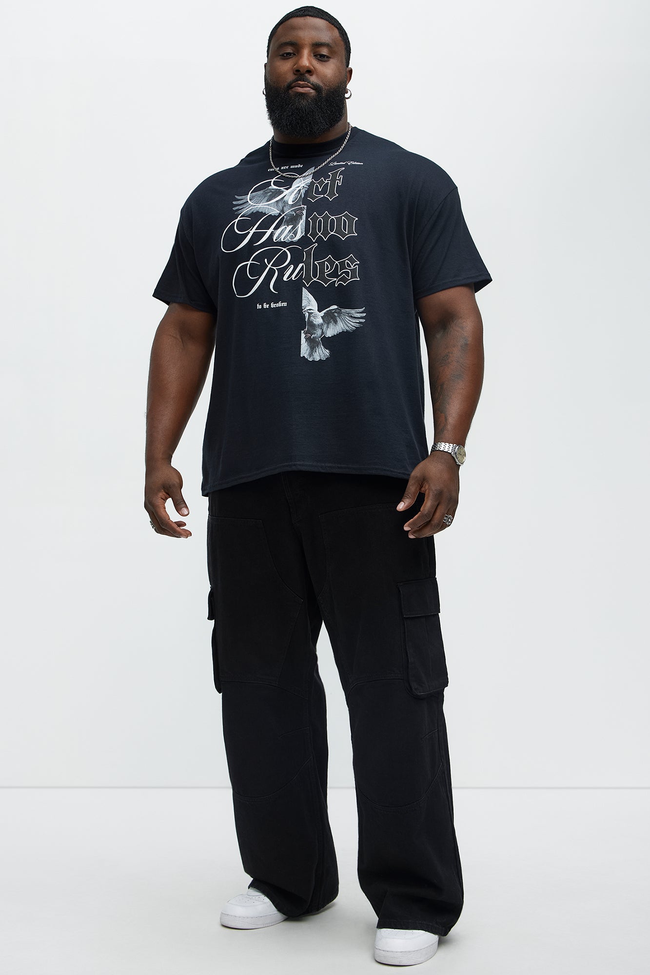 Art Has No Rules Short Sleeve Tee - Black - Image 5