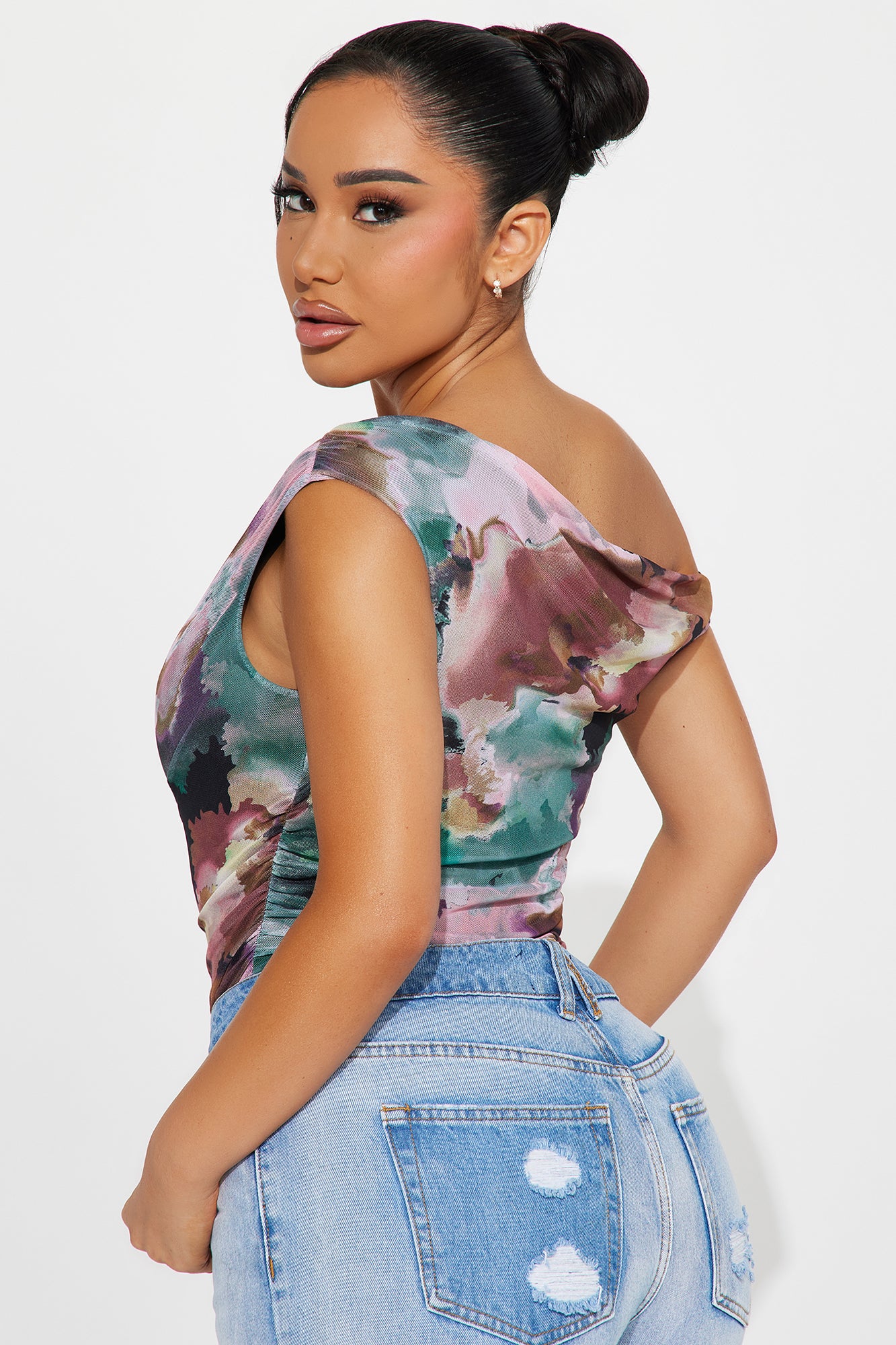 Vivienne Mesh Bodysuit - Multi Color - Image 4