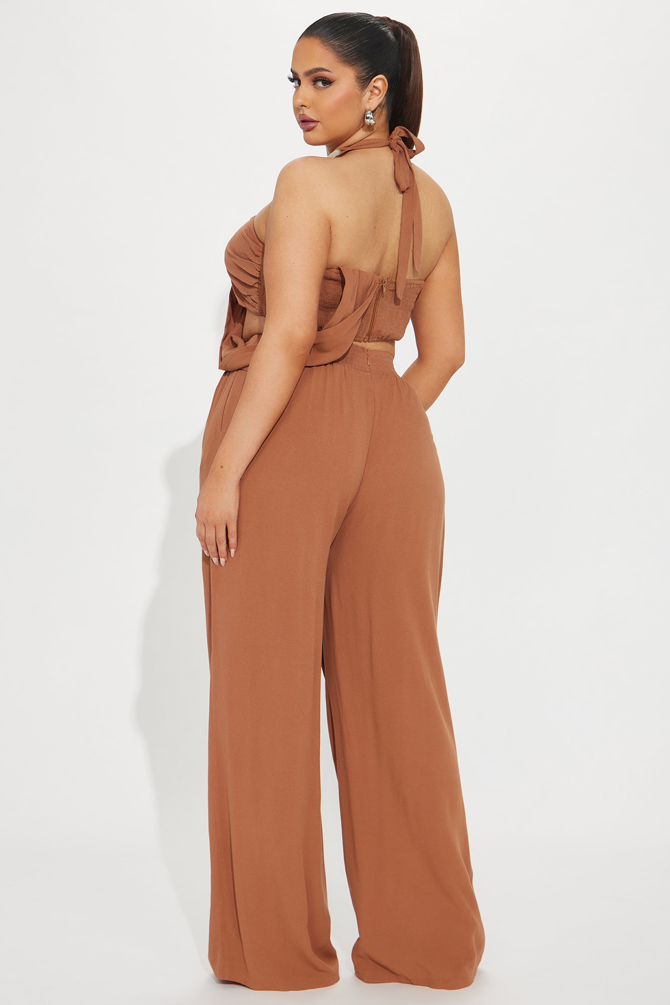 Under The Sun Pant Set - Mocha - Image 7