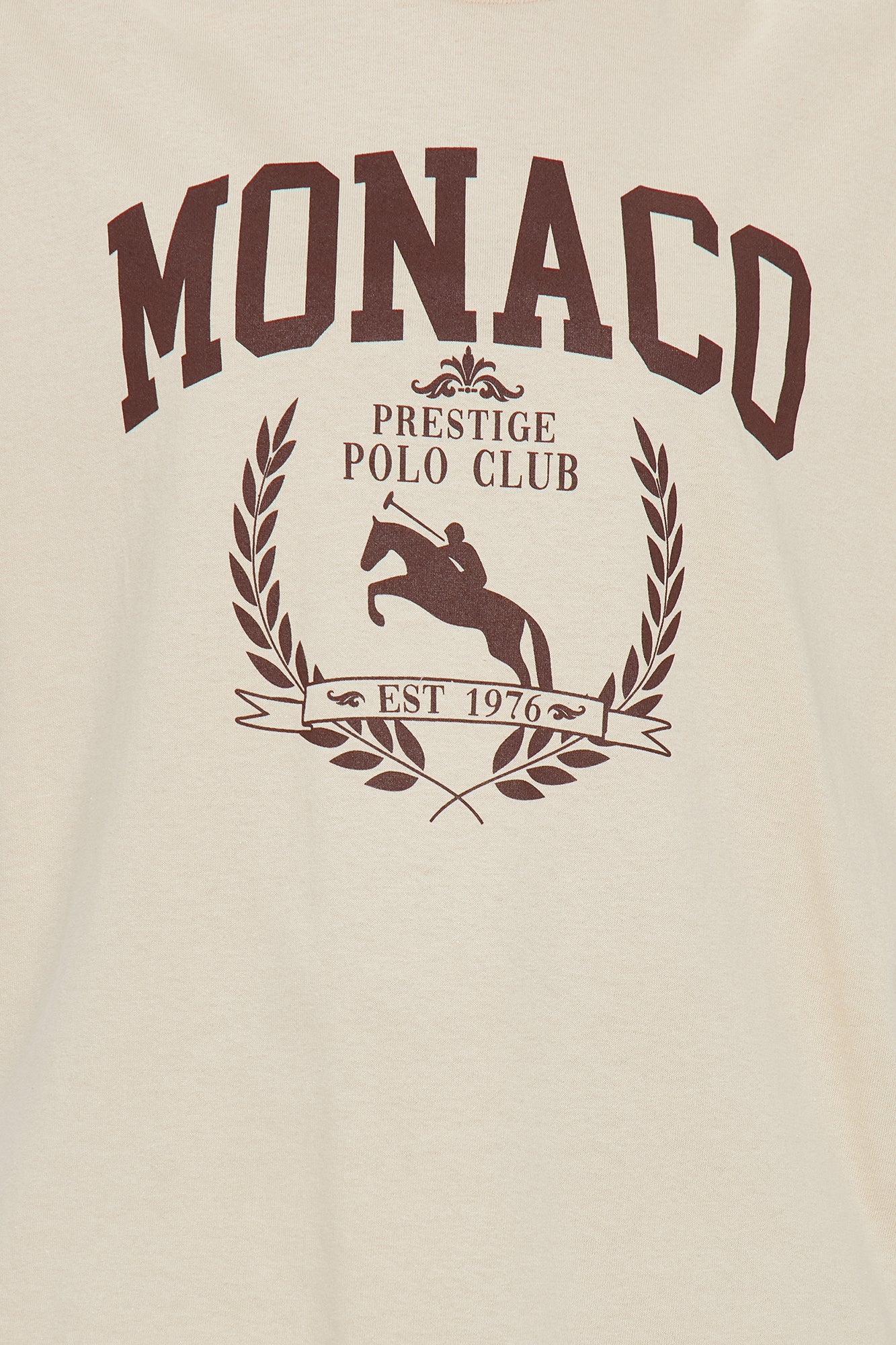 Monaco Racing Club Oversized Tee - Natural - Image 3
