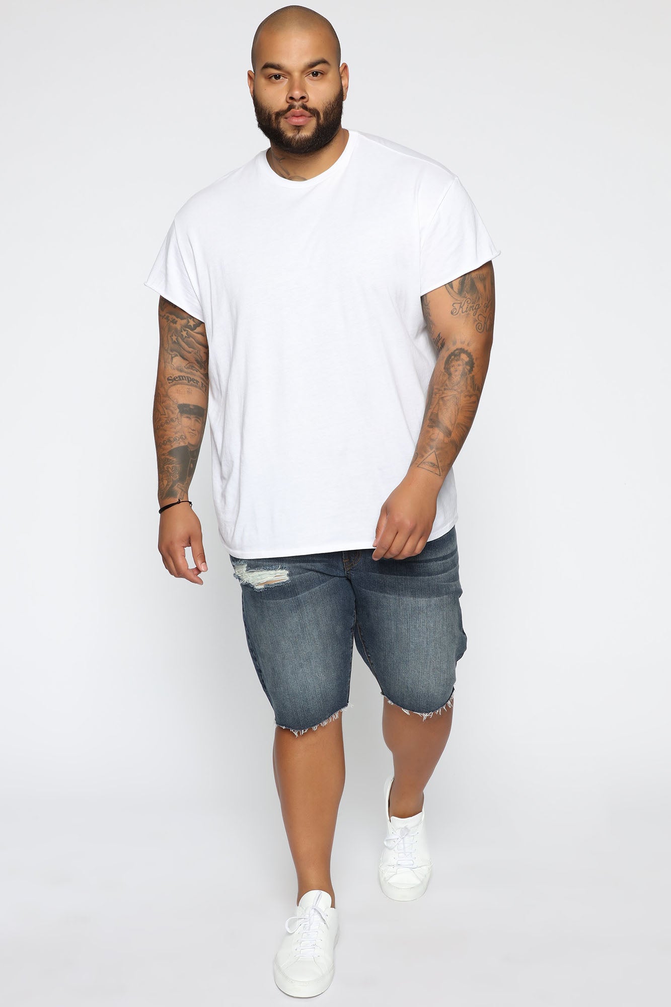 Earl Denim Shorts - Dark Wash - Image 7