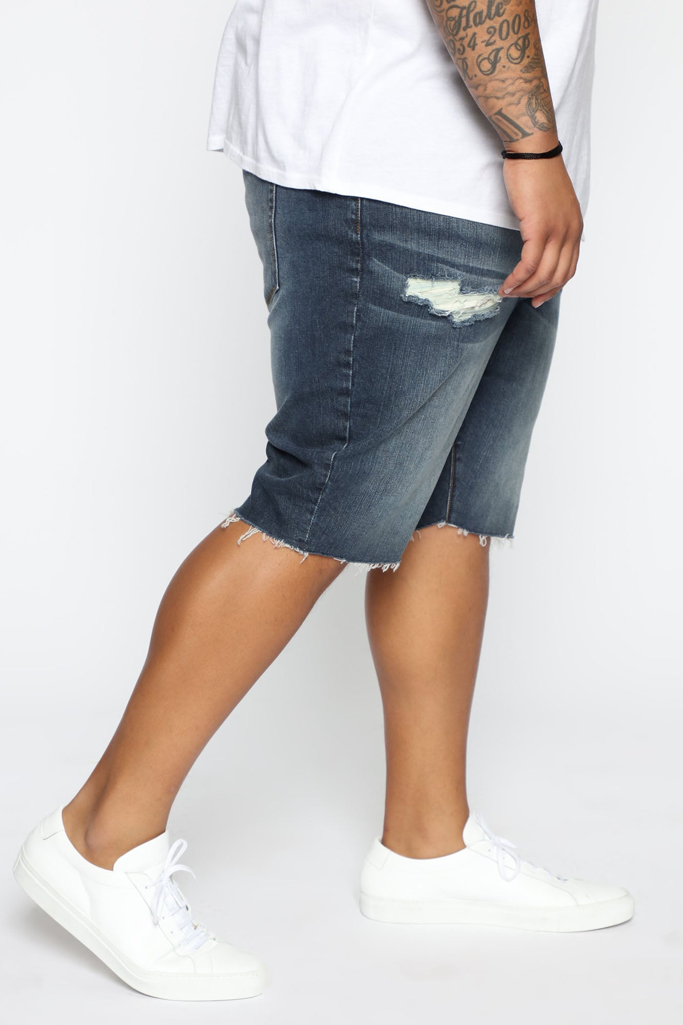 Earl Denim Shorts - Dark Wash - Image 8