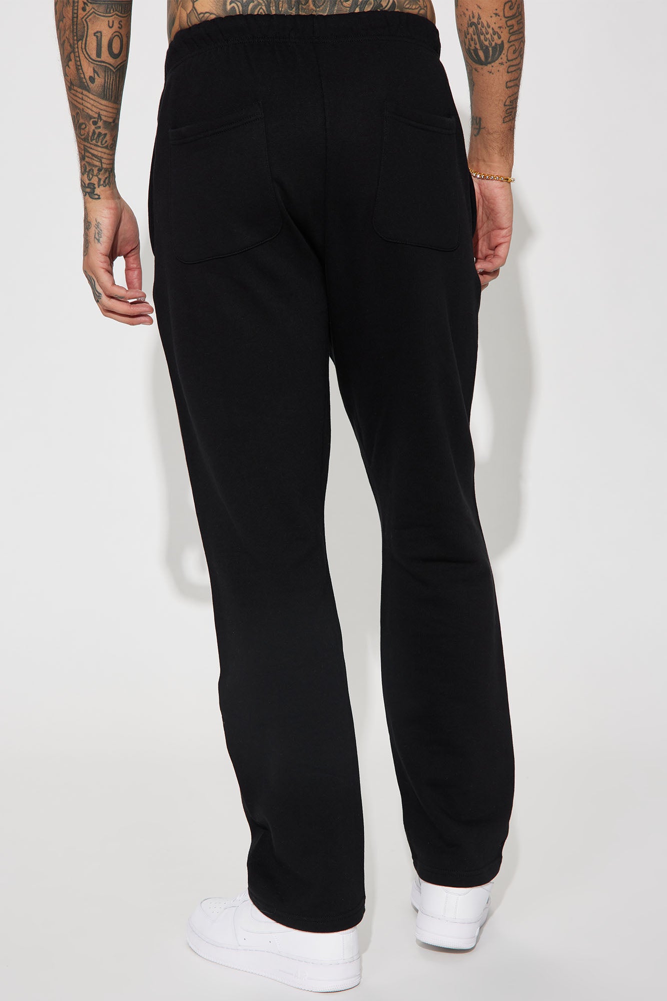 Tyson Straight Sweatpant - Black - Image 8
