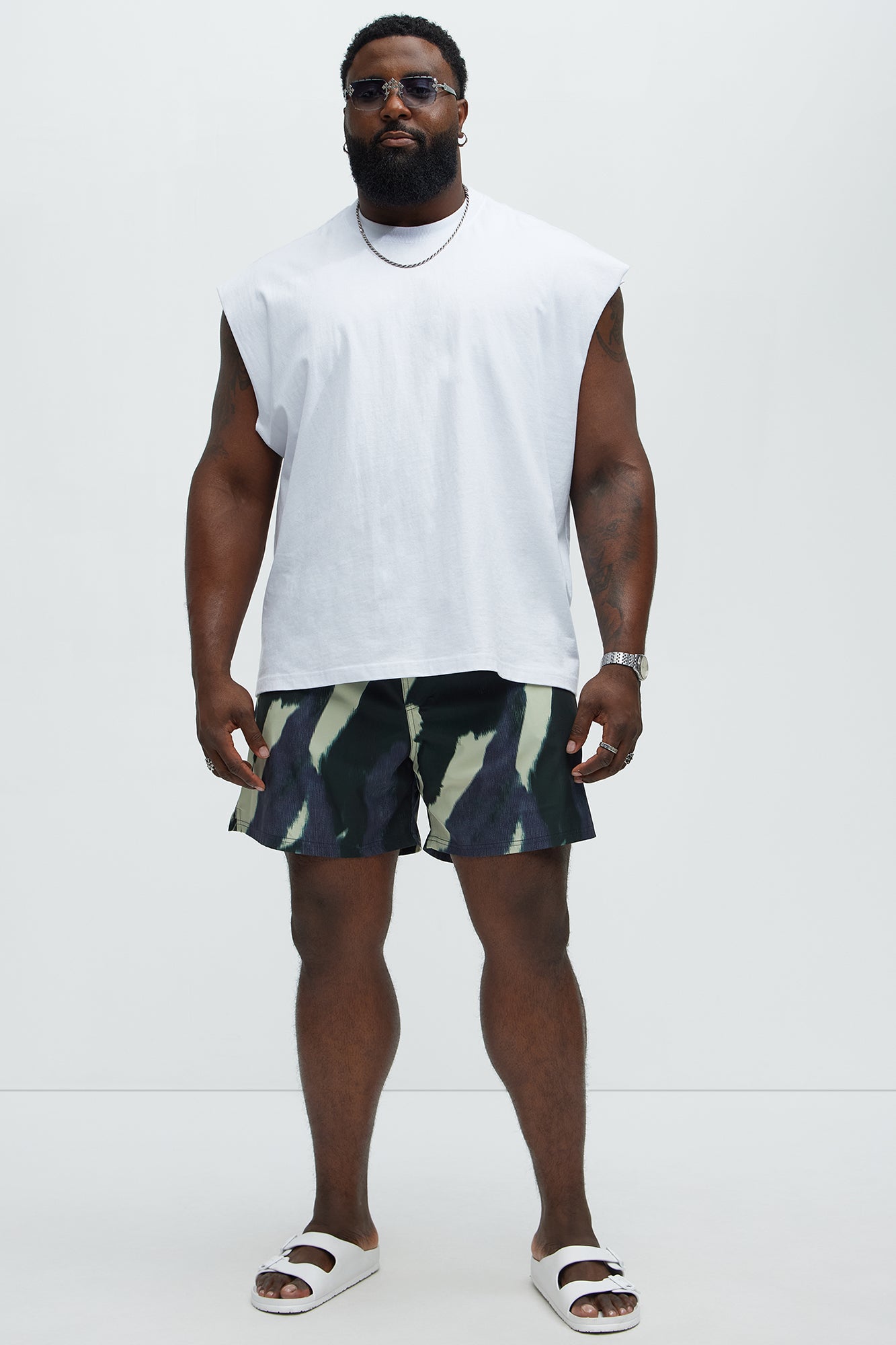 Abstract Vision Swim Mid Trunk - Multi Color - Image 5