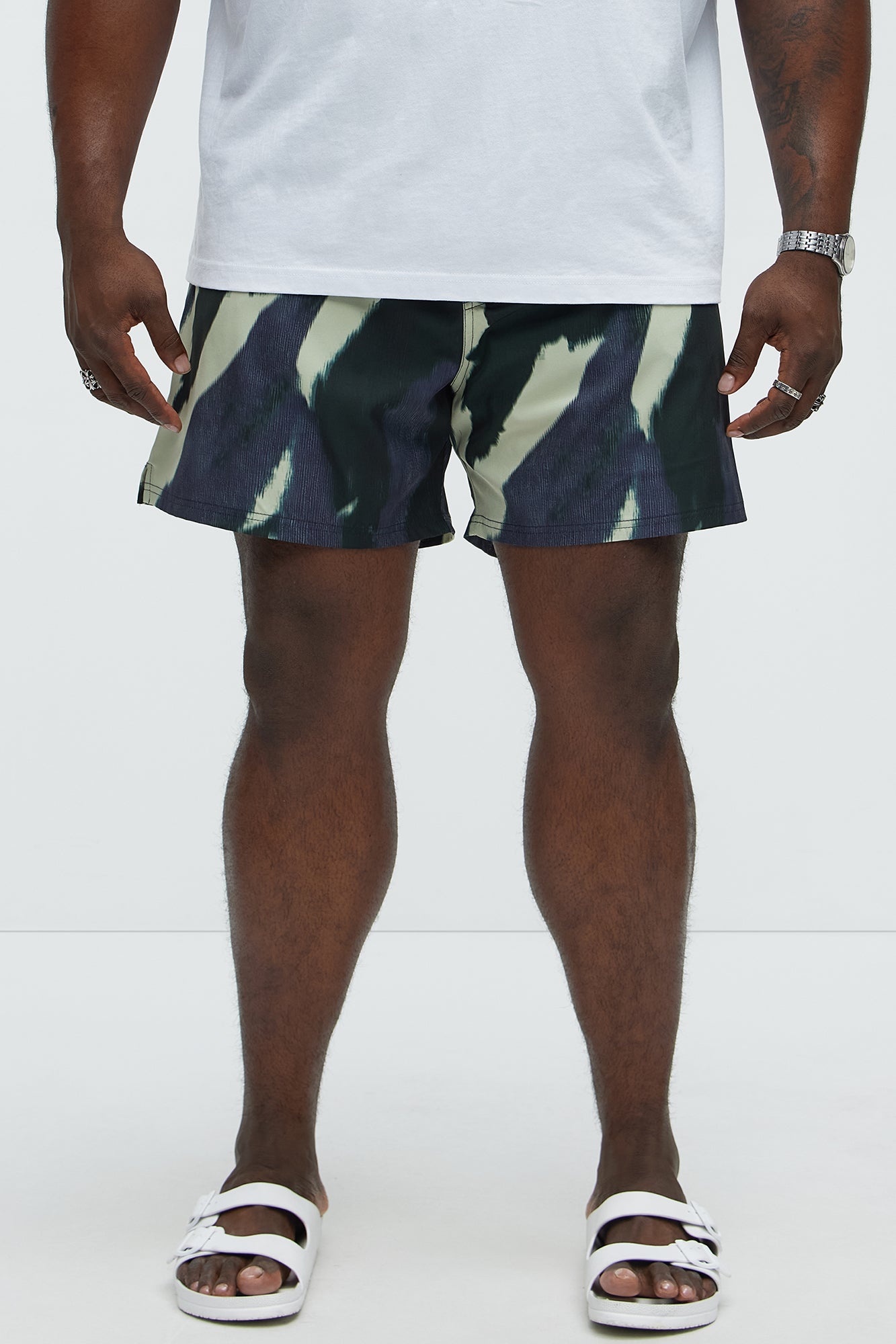 Abstract Vision Swim Mid Trunk - Multi Color - Image 4