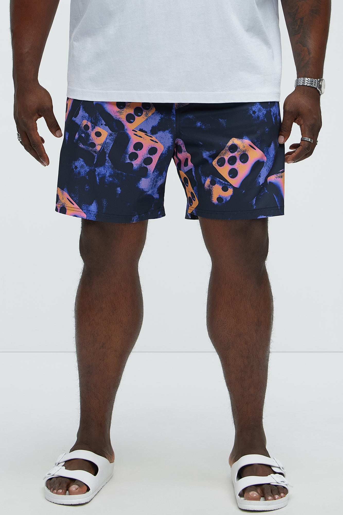 Ombre Dice Swim Classic Trunk - Multi Color - Image 5