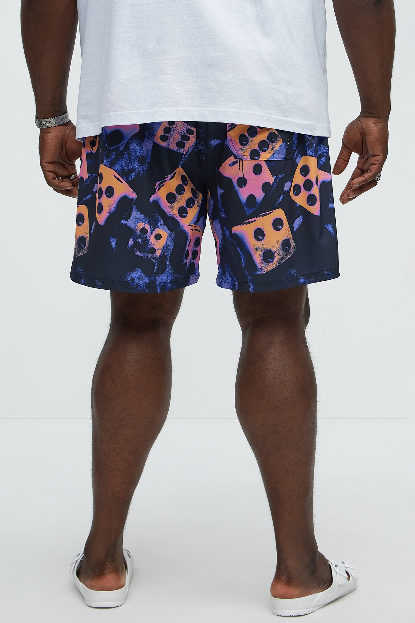 Ombre Dice Swim Classic Trunk - Multi Color - Image 8
