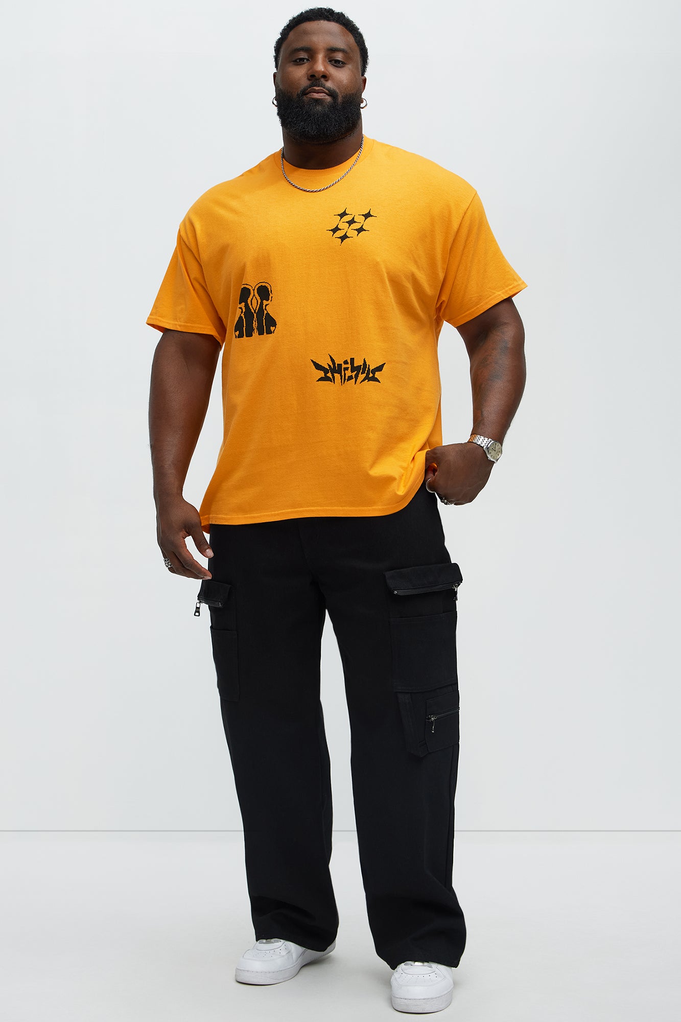 Back To Back Short Sleeve Tee - Orange - Image 5