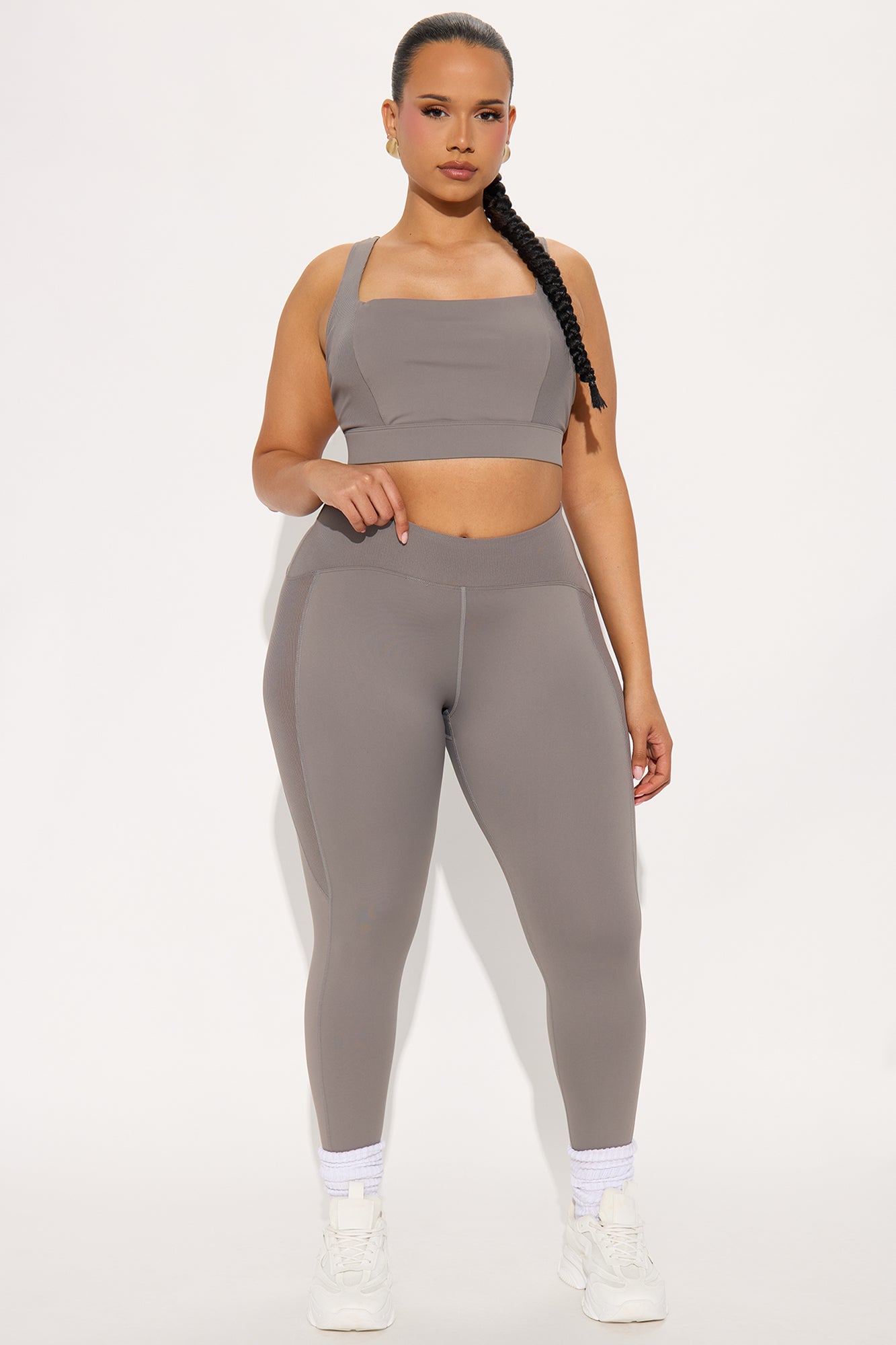 Everyday Gains Active 7/8 Legging - Charcoal - Image 4