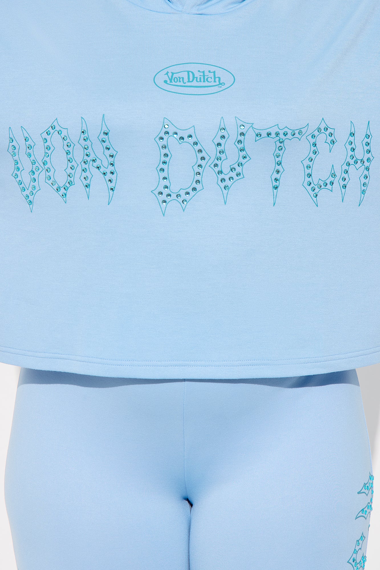 Von Dutch Fire Racer Layered Hoodie - Blue - Image 8