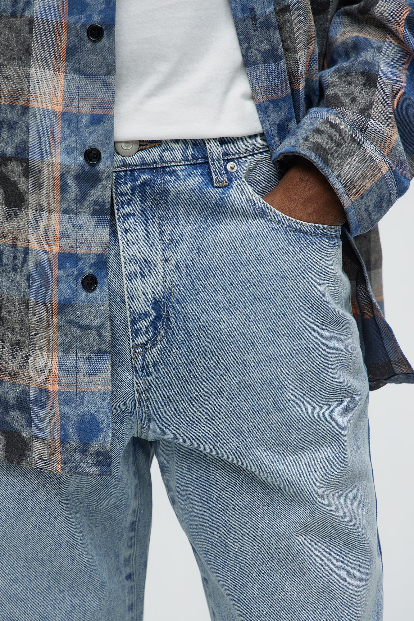 Dean Straight Jeans - Light Blue Wash - Image 6