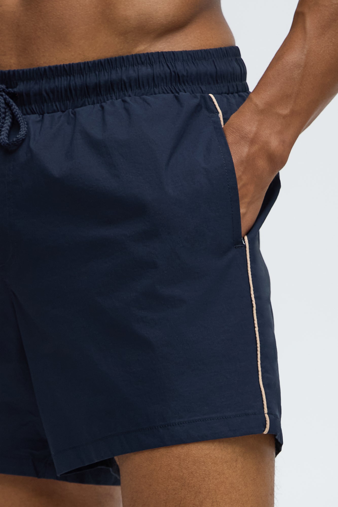 Track Flex Swim Trunk Mid - Navy - Image 3