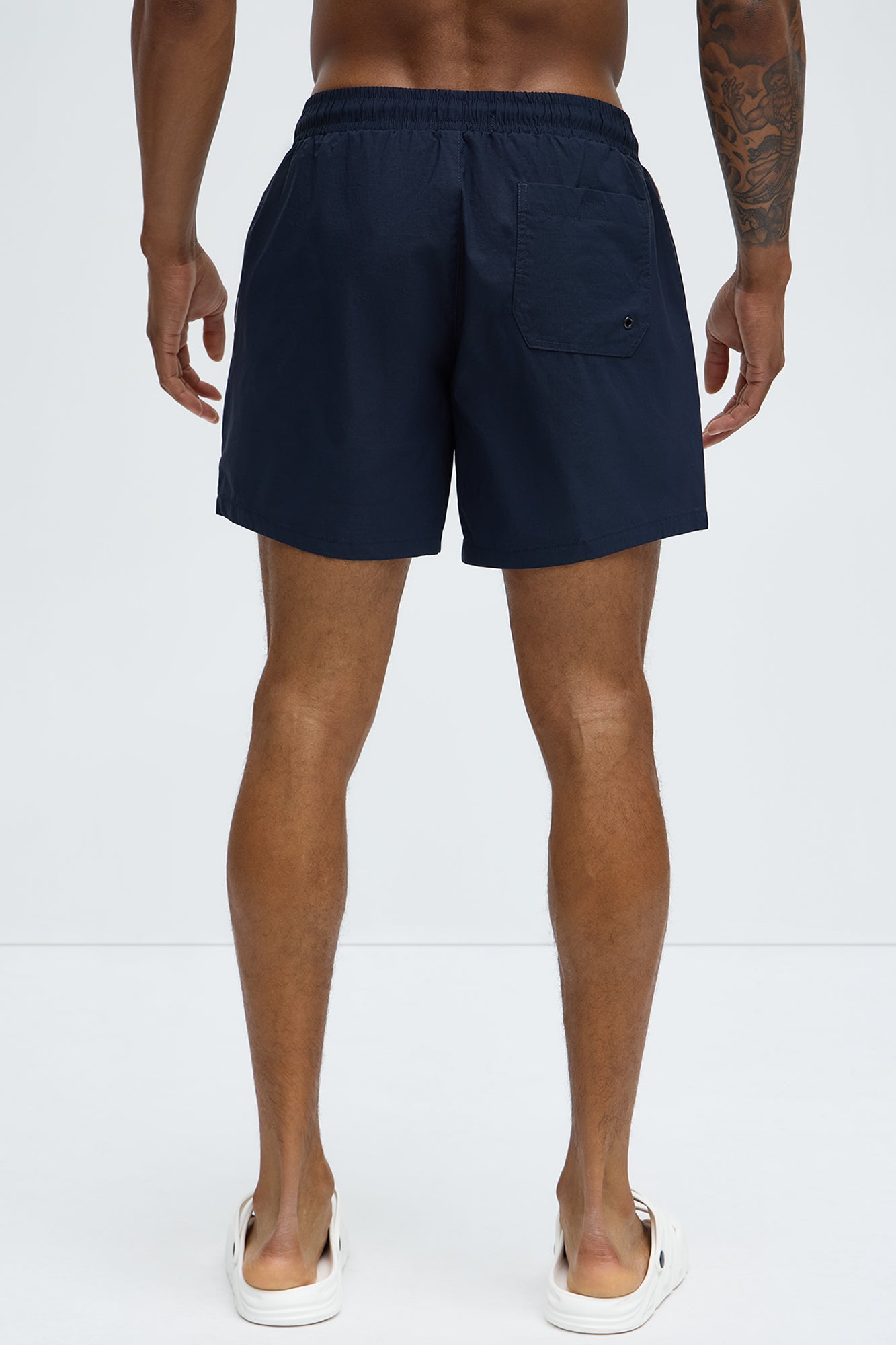 Track Flex Swim Trunk Mid - Navy - Image 4
