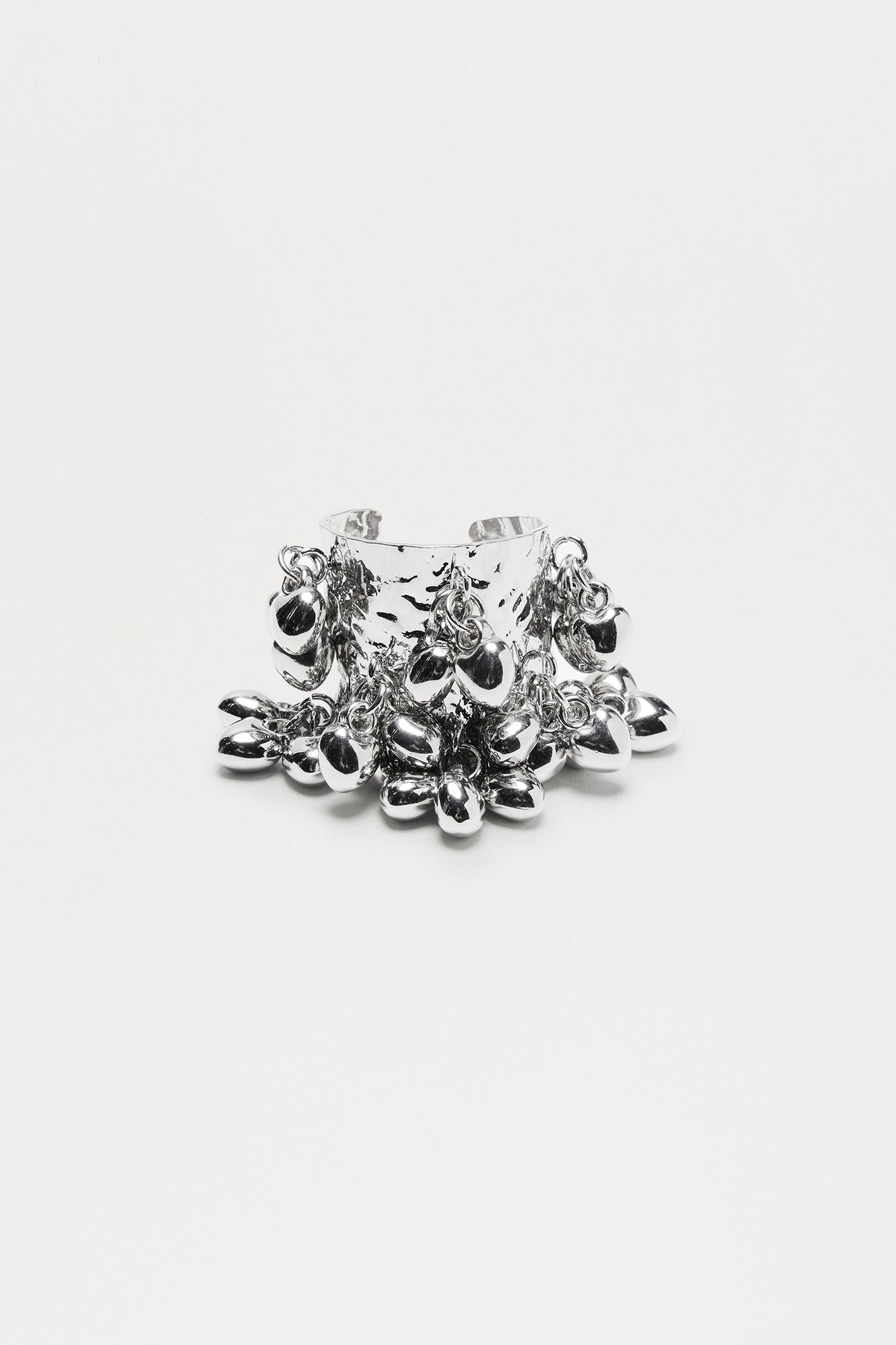 Danny Statement Beaded Ring  - Silver - Image 3