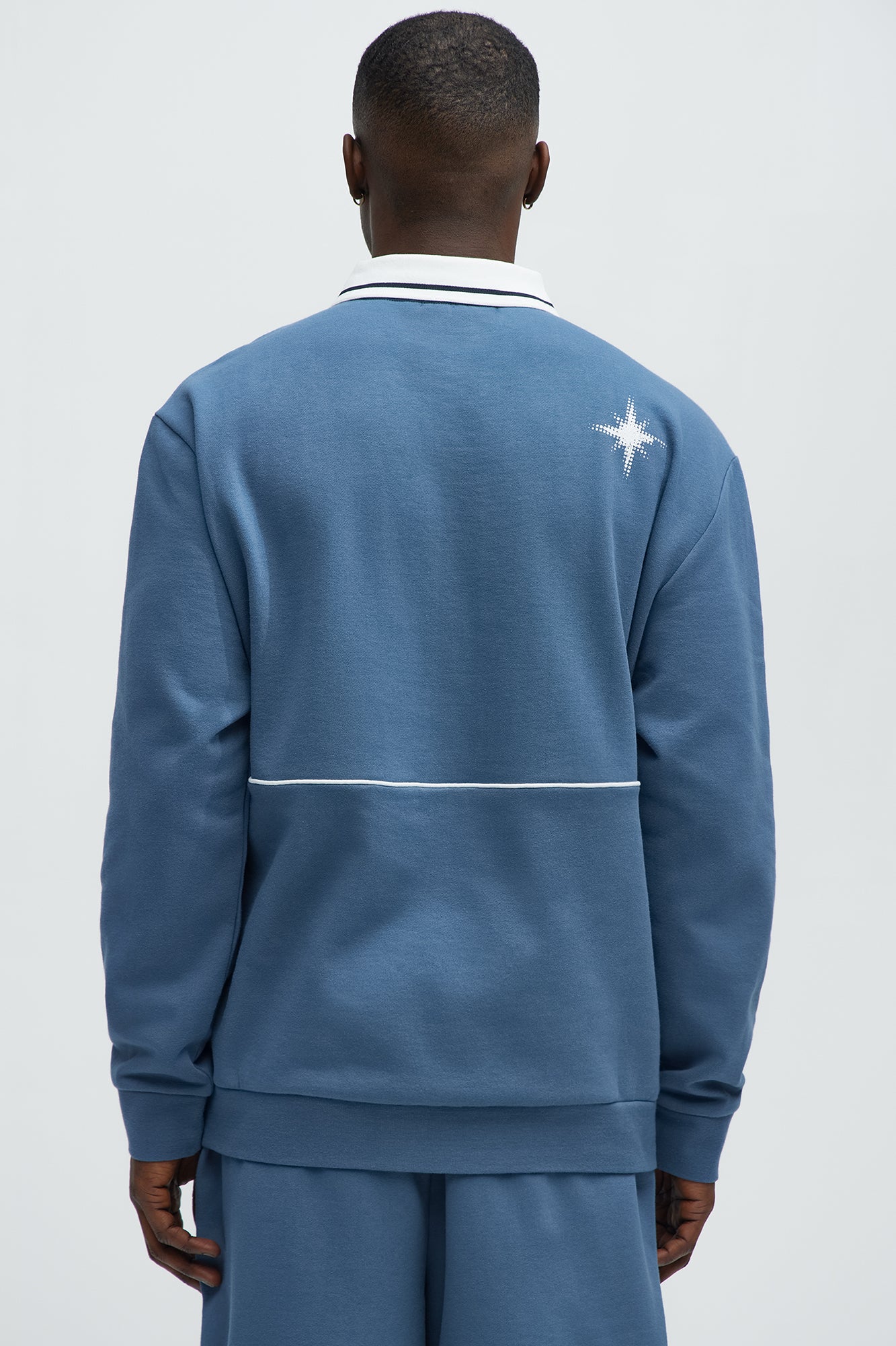 Embrace The New Collar Sweatshirt - Blue - Image 4