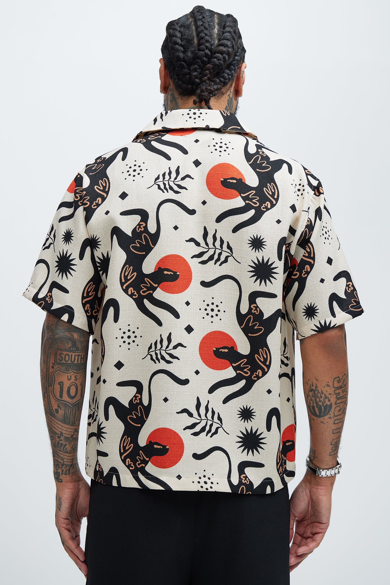 Dancing Cat Shirt - Tan/Multi - Image 3