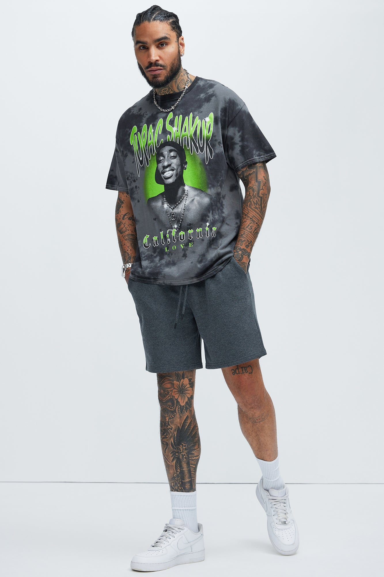 Tupac California Love Short Sleeve Tee - Black - Image 6