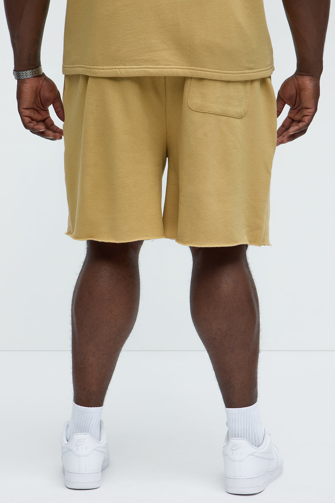 Nothing Is Real Sweatshorts - Brown - Image 9