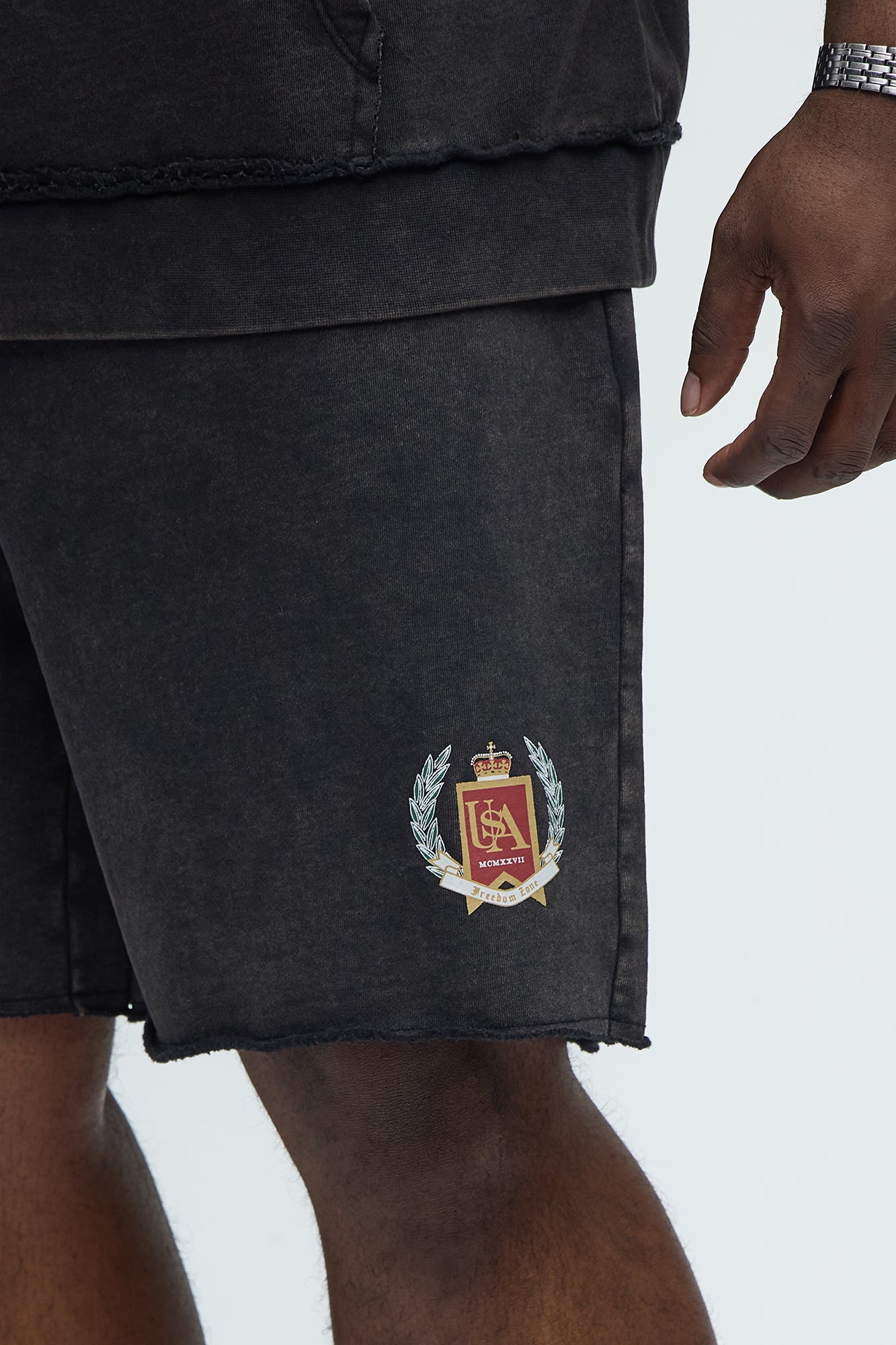 Utah Sweatshorts - Black - Image 8