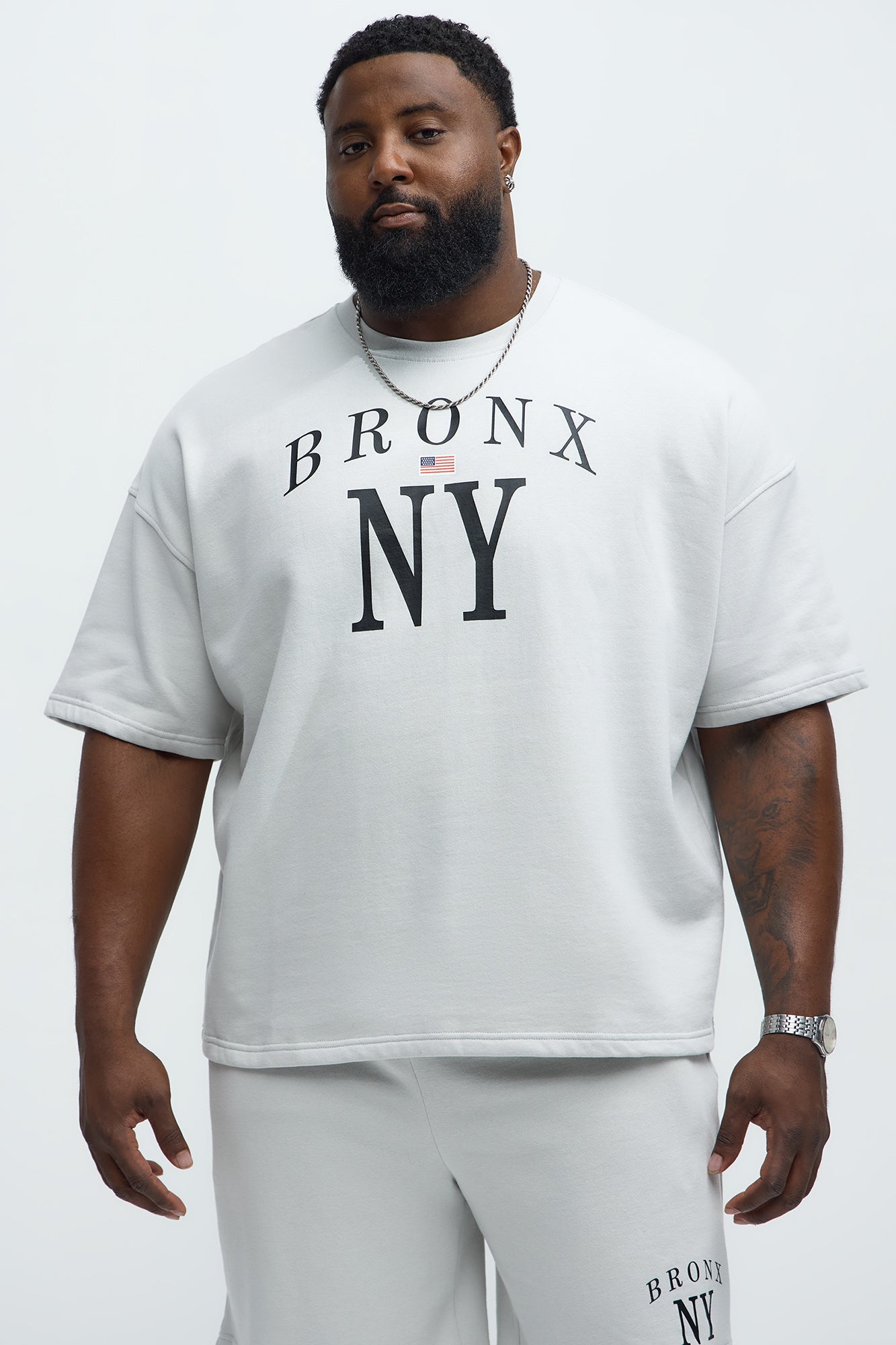 Bronx Tee - Grey - Image 5